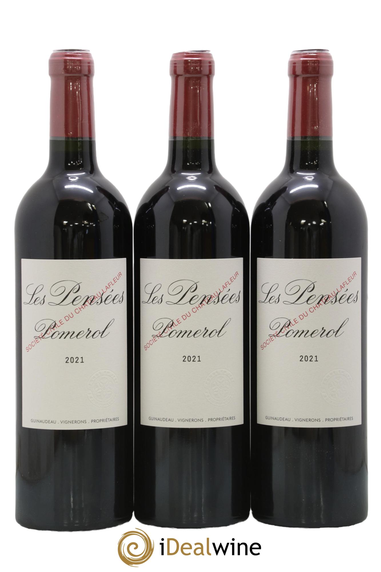 Pensées de Lafleur Second Vin  2021 - Lot of 6 bottles - 1