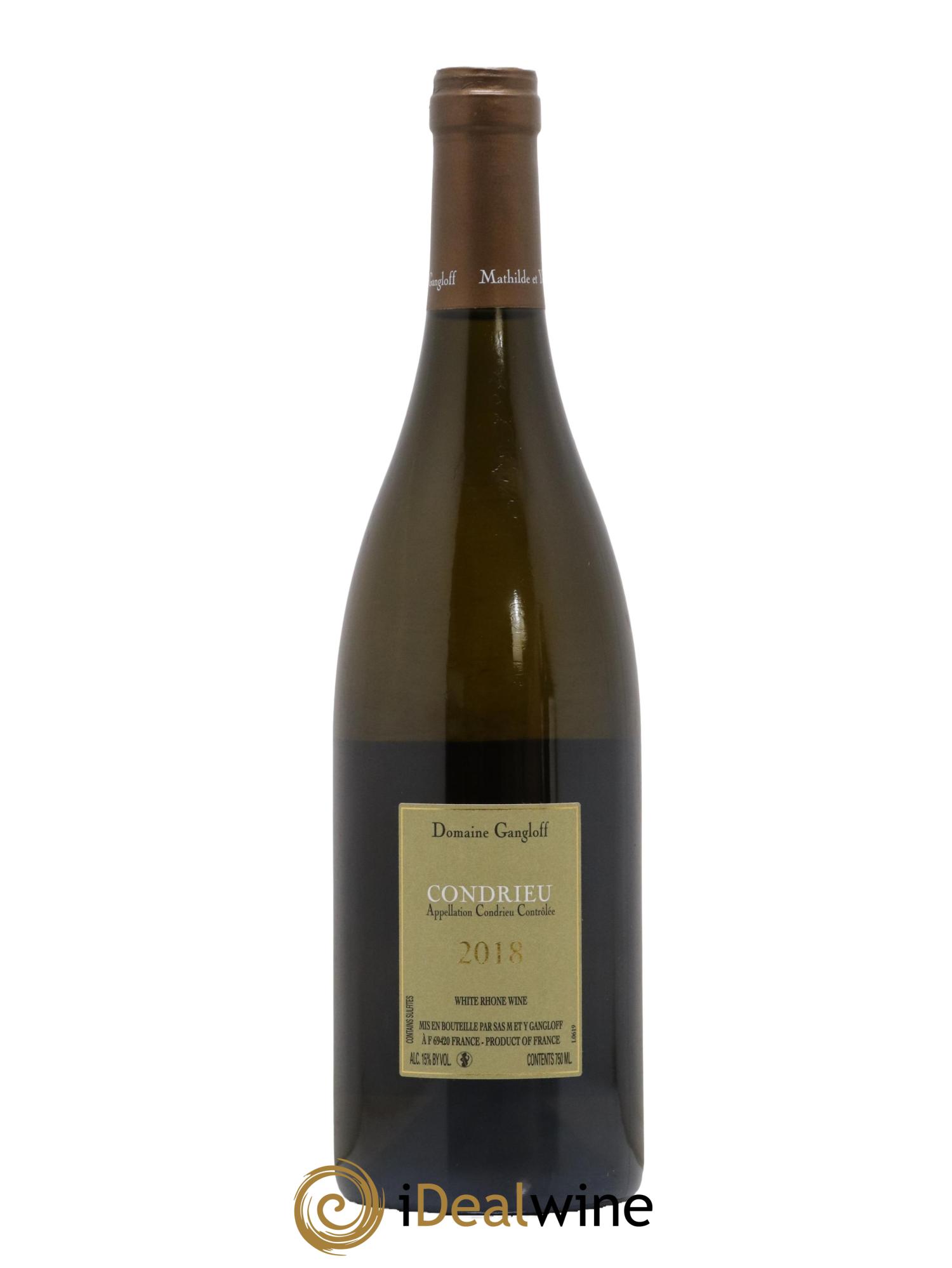 Condrieu Domaine Gangloff (Domaine) 2018 - Lot de 1 bouteille - 1