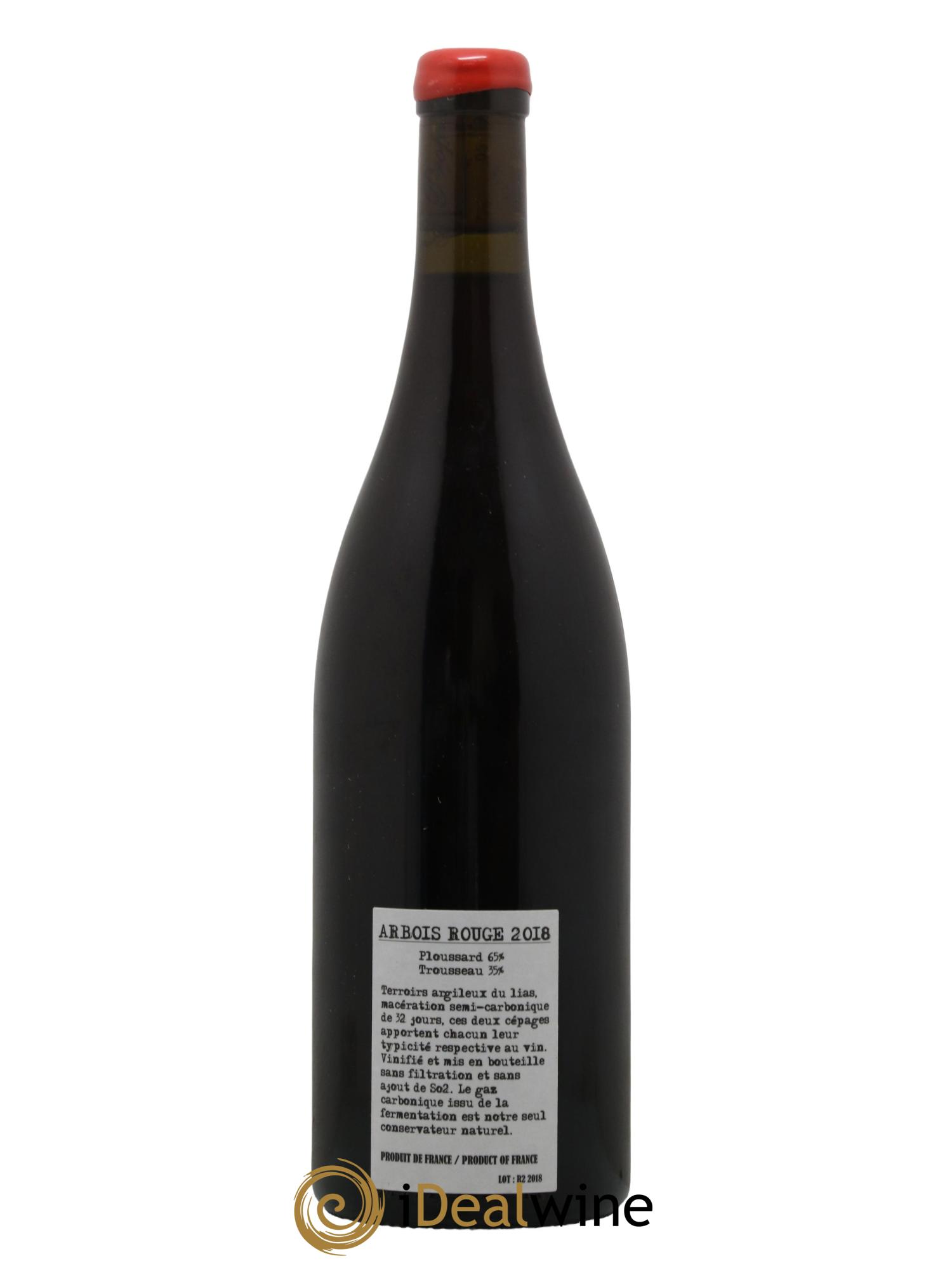 Arbois Ploussard Trousseau Adeline Houillon & Renaud Bruyère 2018 - Lot de 1 bouteille - 1
