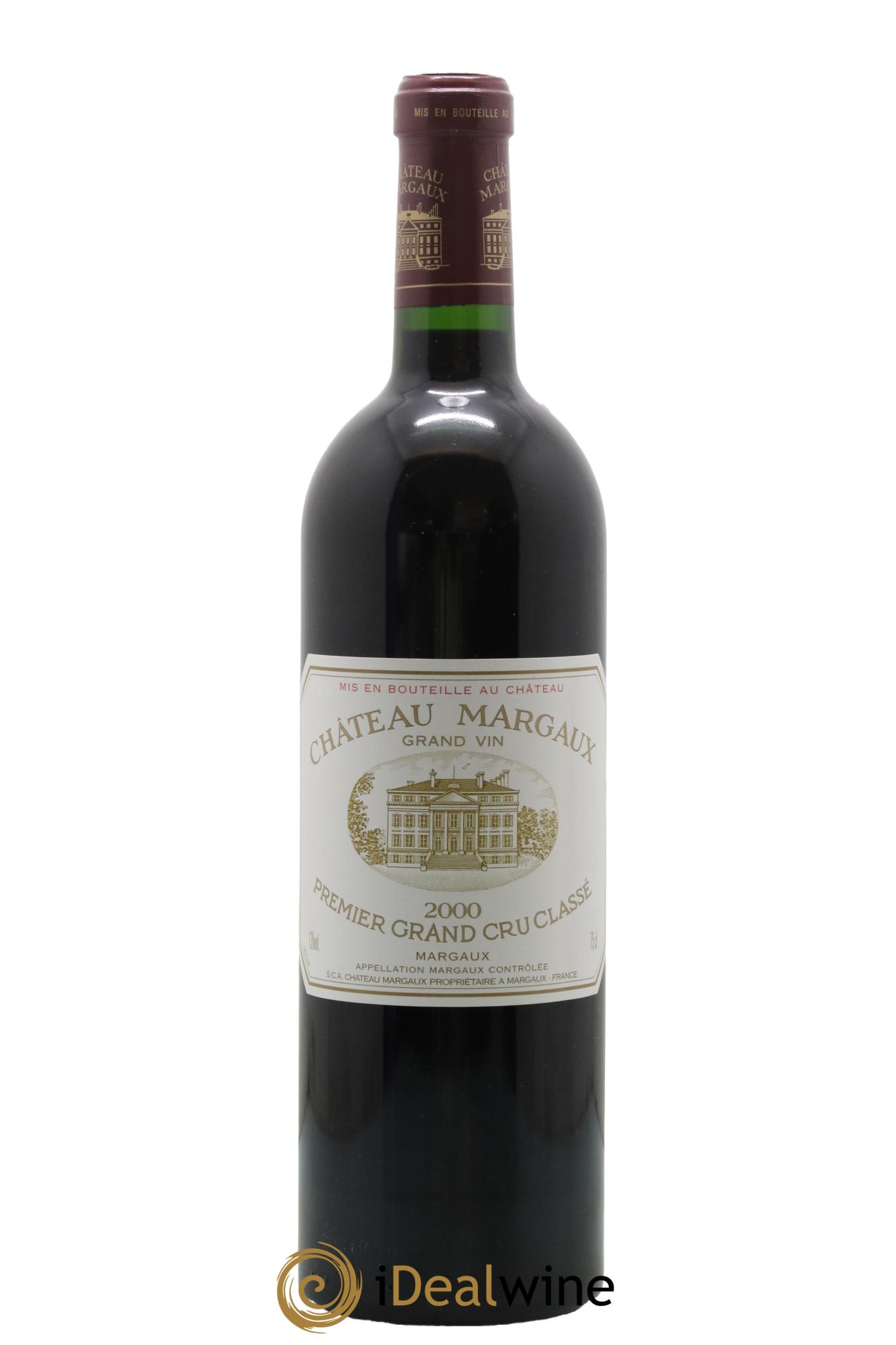 Château Margaux 1er Grand Cru Classé 2000 - Lot de 1 bouteille - 0