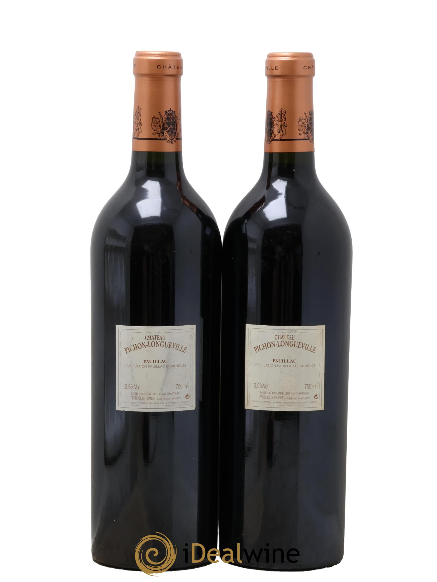 Pichon Longueville Baron 2ème Grand Cru Classé 2005 - Lot de 2 bouteilles - 1