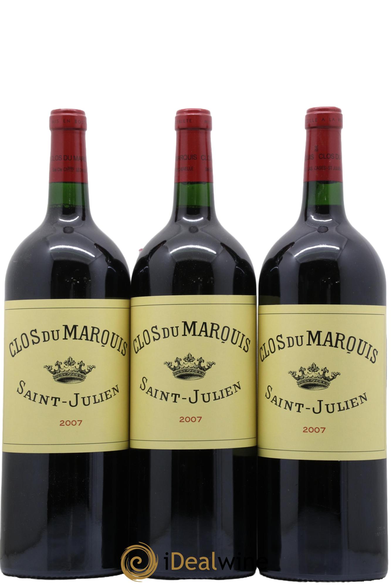 Clos du Marquis 2007 - Lot de 3 magnums - 0