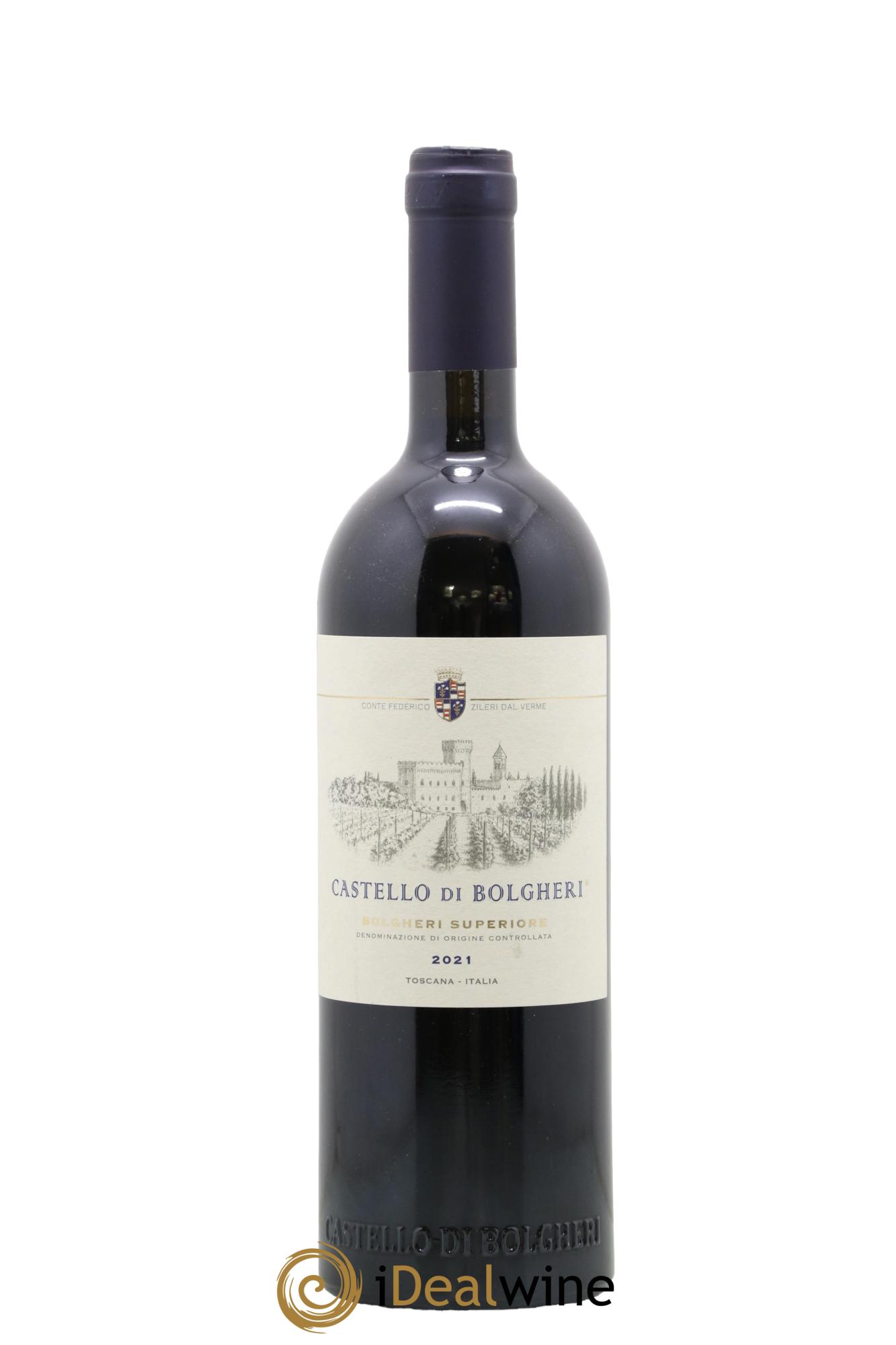 Italie Bolgheri Superiore Castello Di Bolgheri 2021 - Lot de 1 bouteille - 0