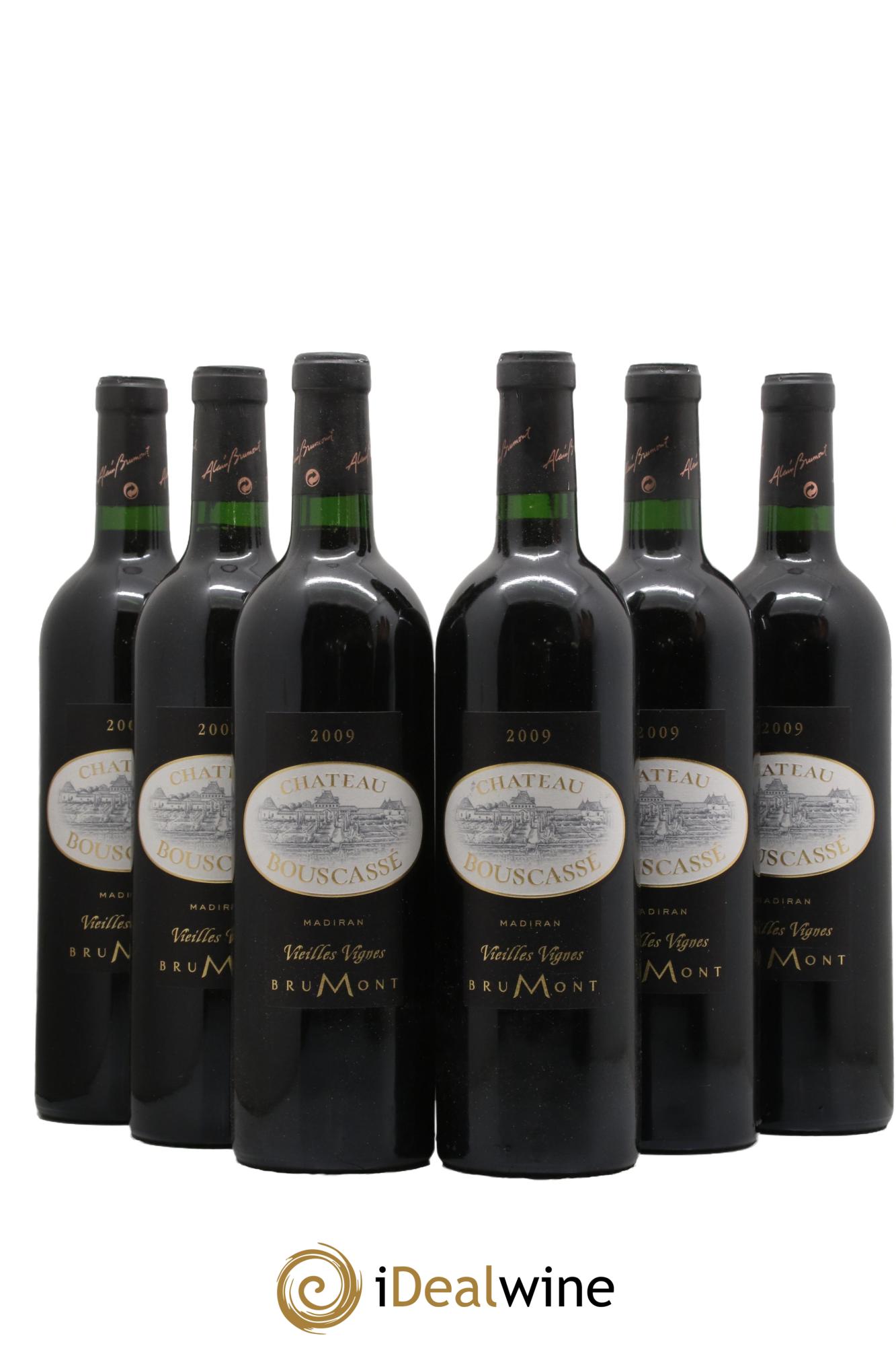 Madiran Vieilles Vignes Château Bouscassé - Alain Brumont 2009 - Lot de 6 bouteilles - 0