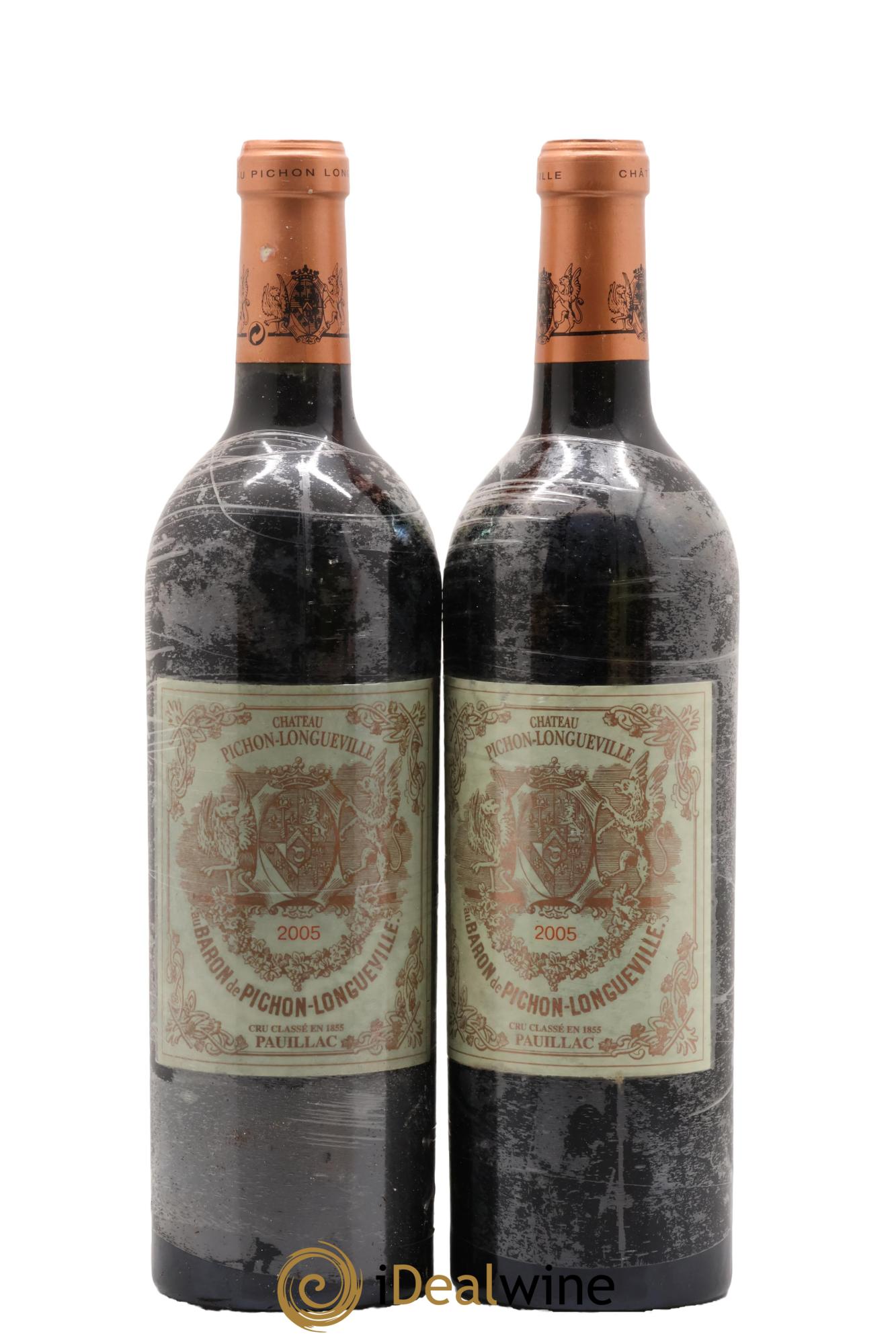 Pichon Longueville Baron 2ème Grand Cru Classé 2005 - Lot of 2 bottles - 0