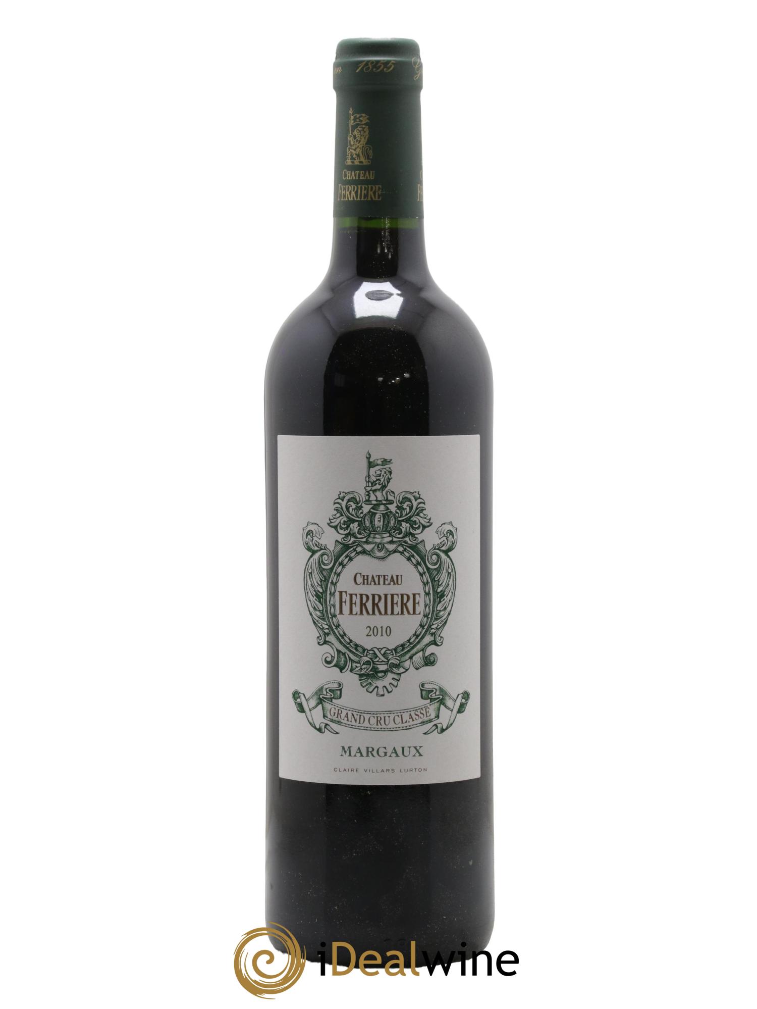 Château Ferrière 3ème Grand Cru Classé 2010 - Lot de 1 bouteille - 0