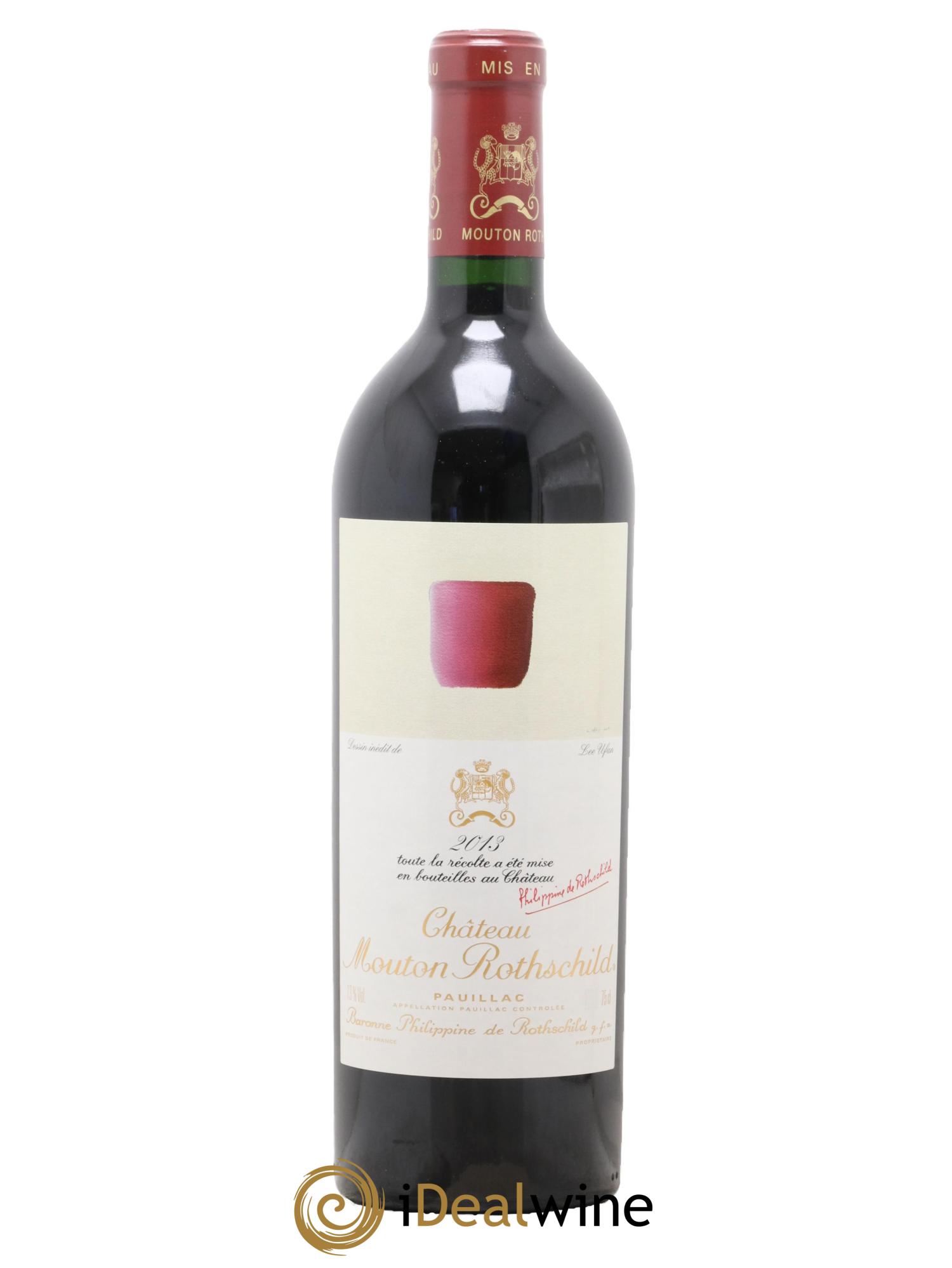 Château Mouton Rothschild 1er Grand Cru Classé 2013 - Lot de 1 bouteille - 0