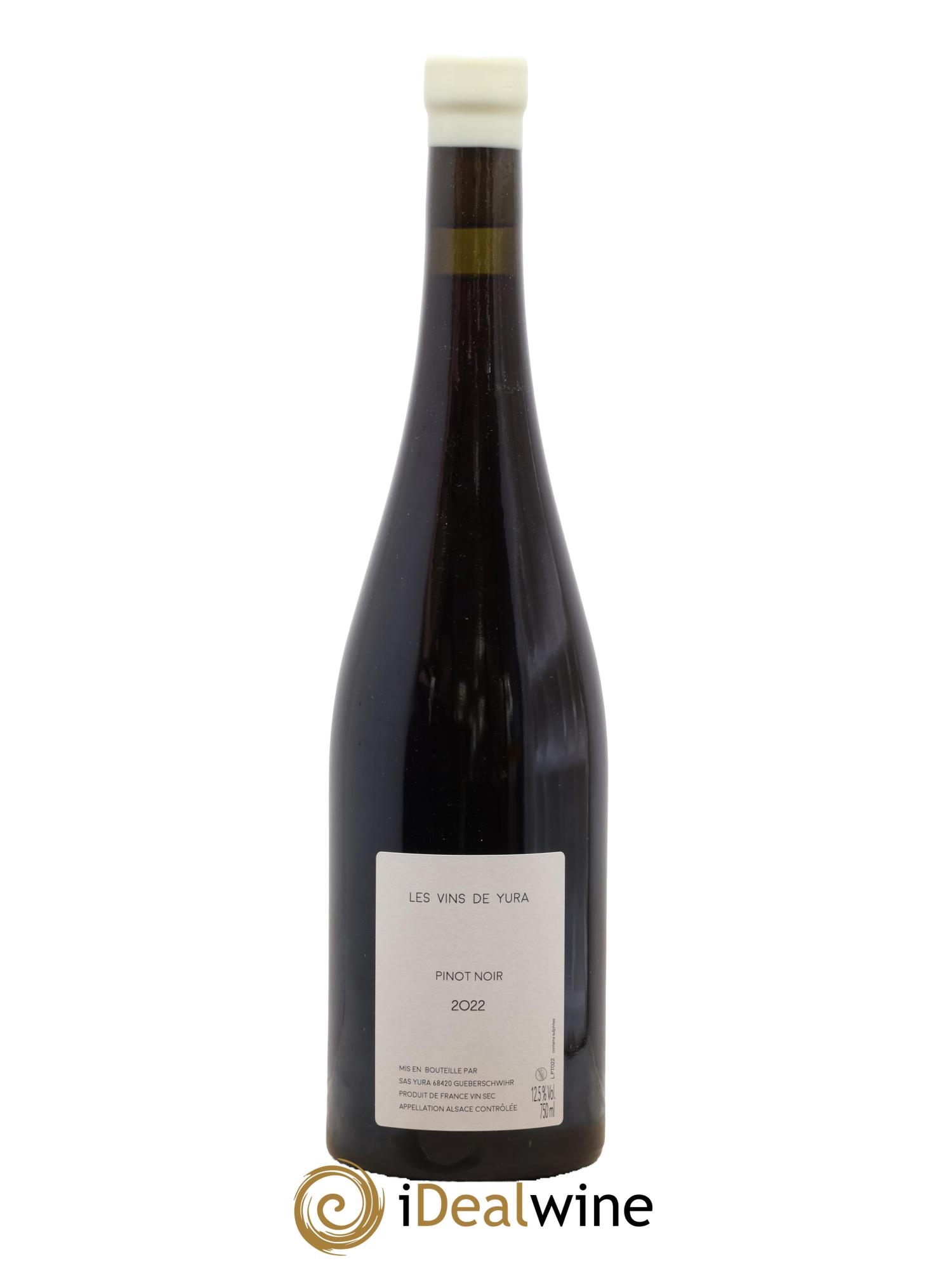 Alsace Pinot Noir La partie et le tout Jintaro Yura 2022 - Lotto di 1 bottiglia - 1