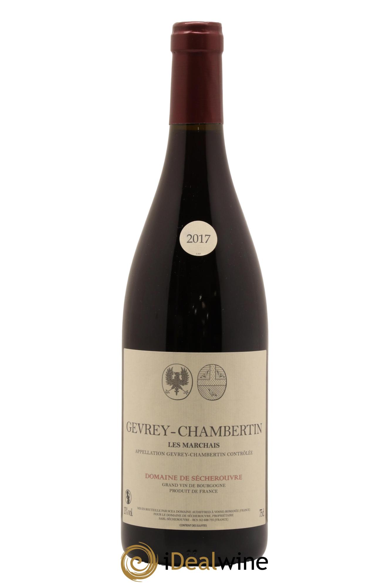 Gevrey-Chambertin Les Marchais Domaine de Secherouvre 2017 - Lot de 1 bouteille - 0