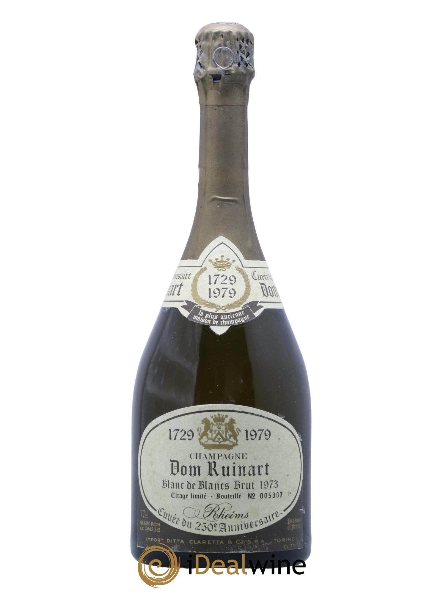 Dom Ruinart Brut Ruinart 1973 - Lot de 1 bouteille - 0