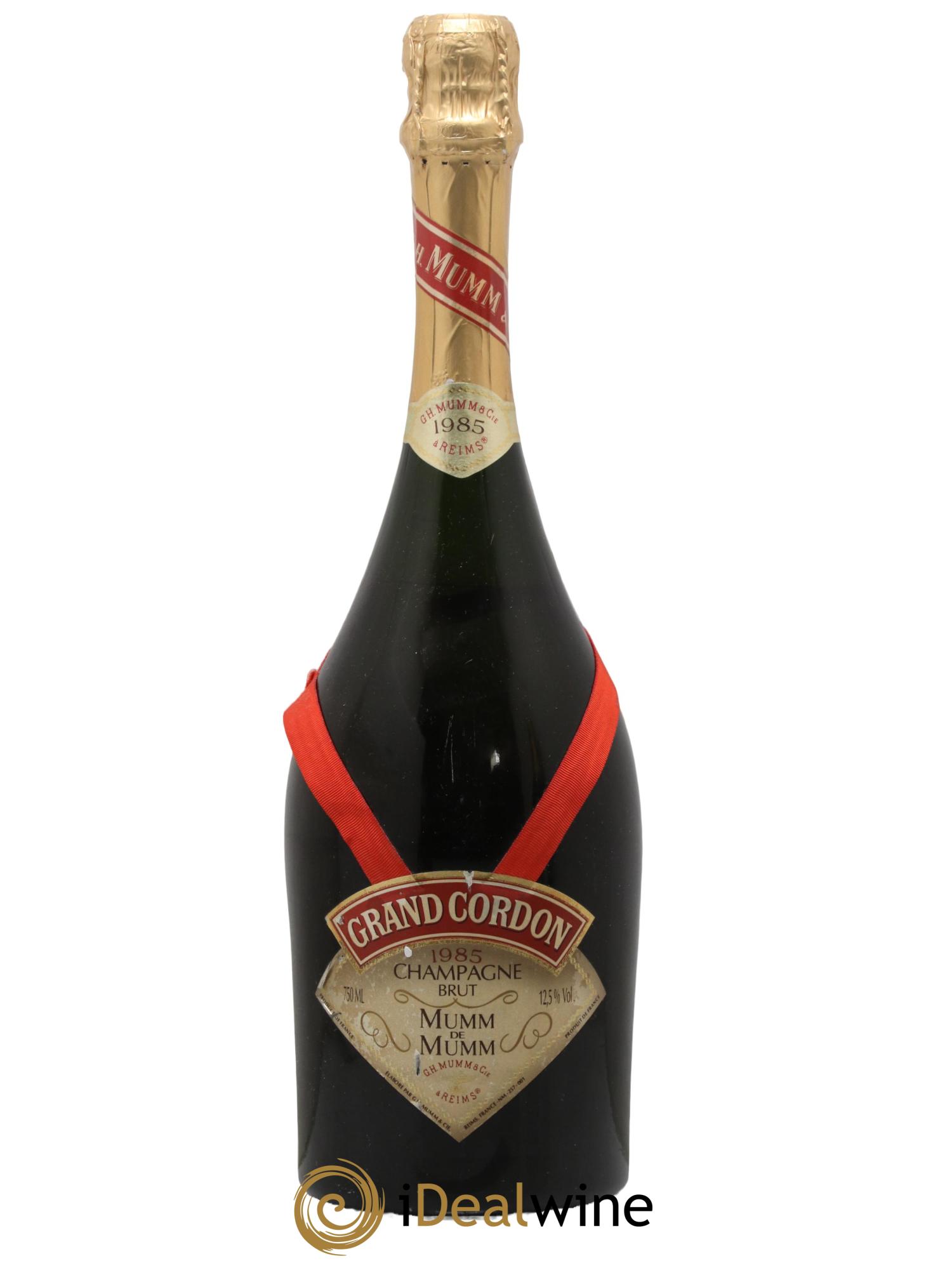 Grand Cordon Mumm 1985 - Lot de 1 bouteille - 0