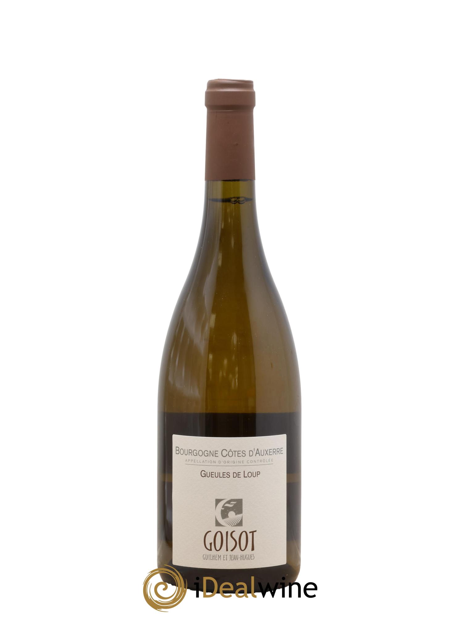 Bourgogne Côtes d'Auxerre Gueules de Loup Goisot 2015 - Lot de 1 bouteille - 0