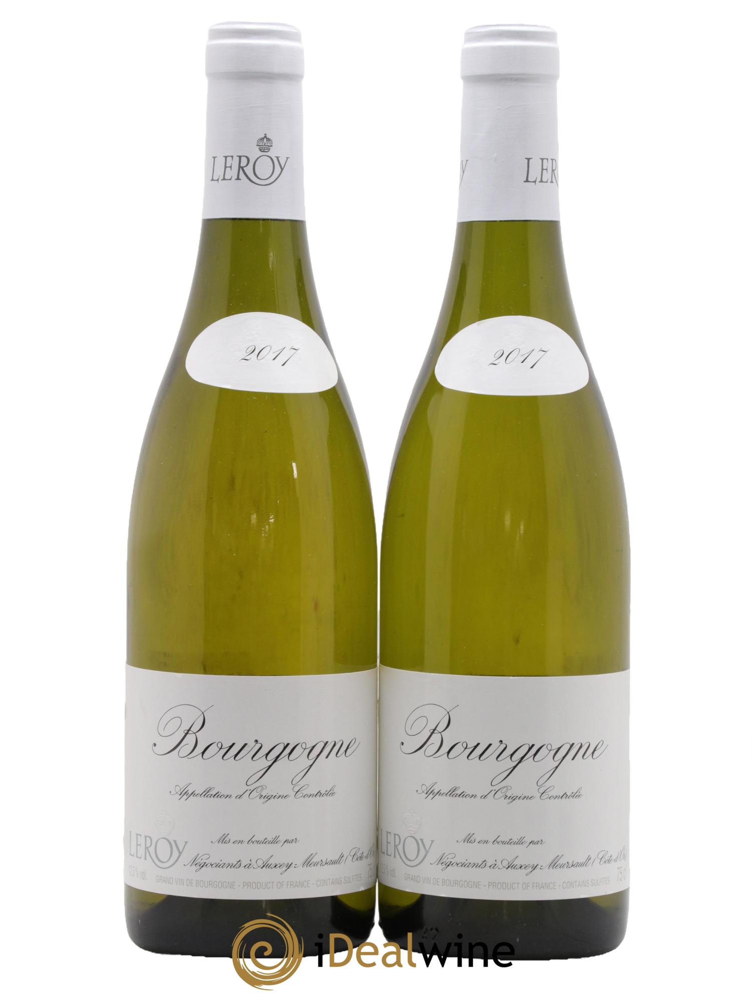 Bourgogne Leroy SA 2017 - Lot de 2 bouteilles - 0