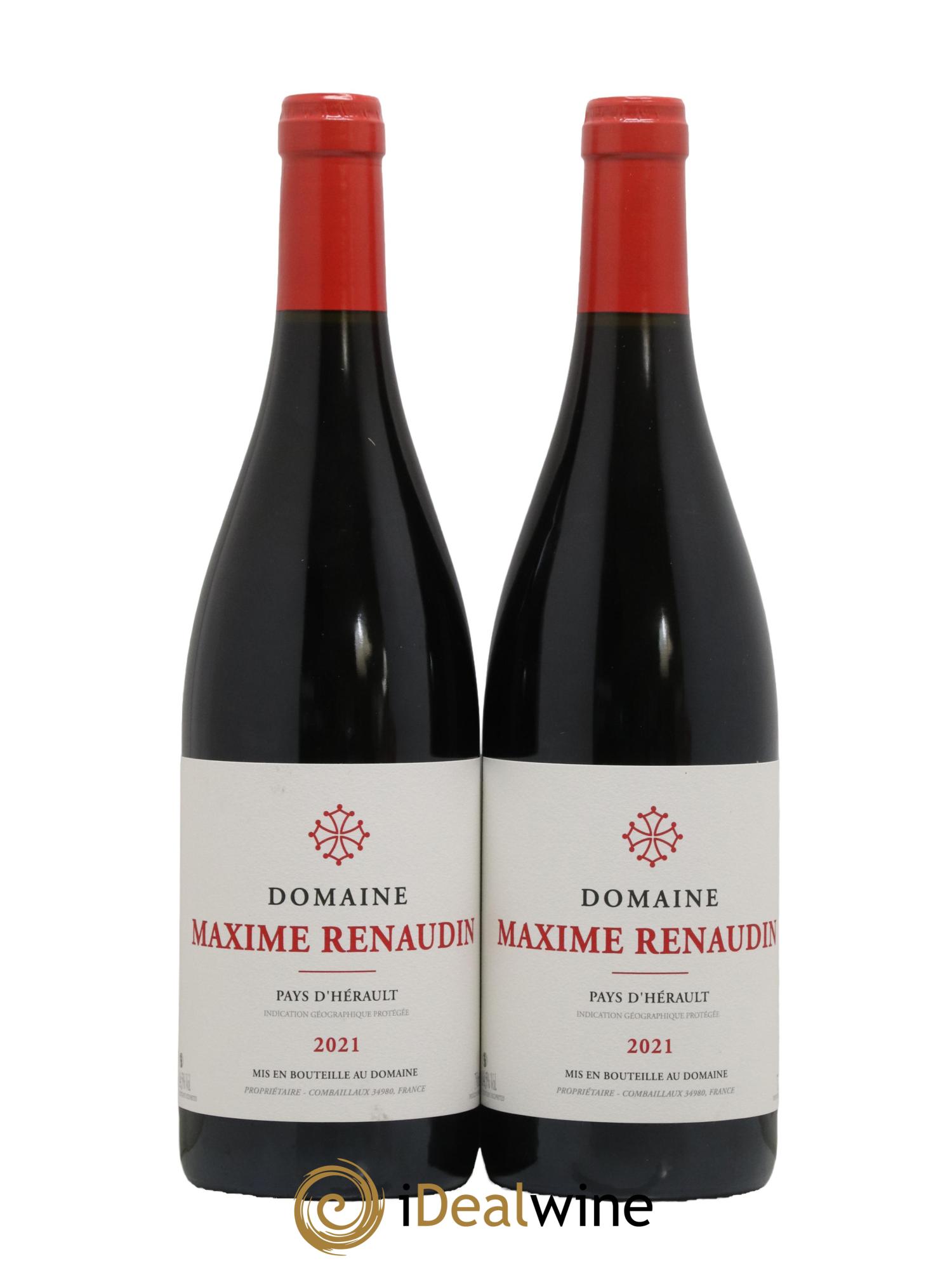 Pays d'Hérault Maxime Renaudin 2021 - Lot de 2 bouteilles - 0