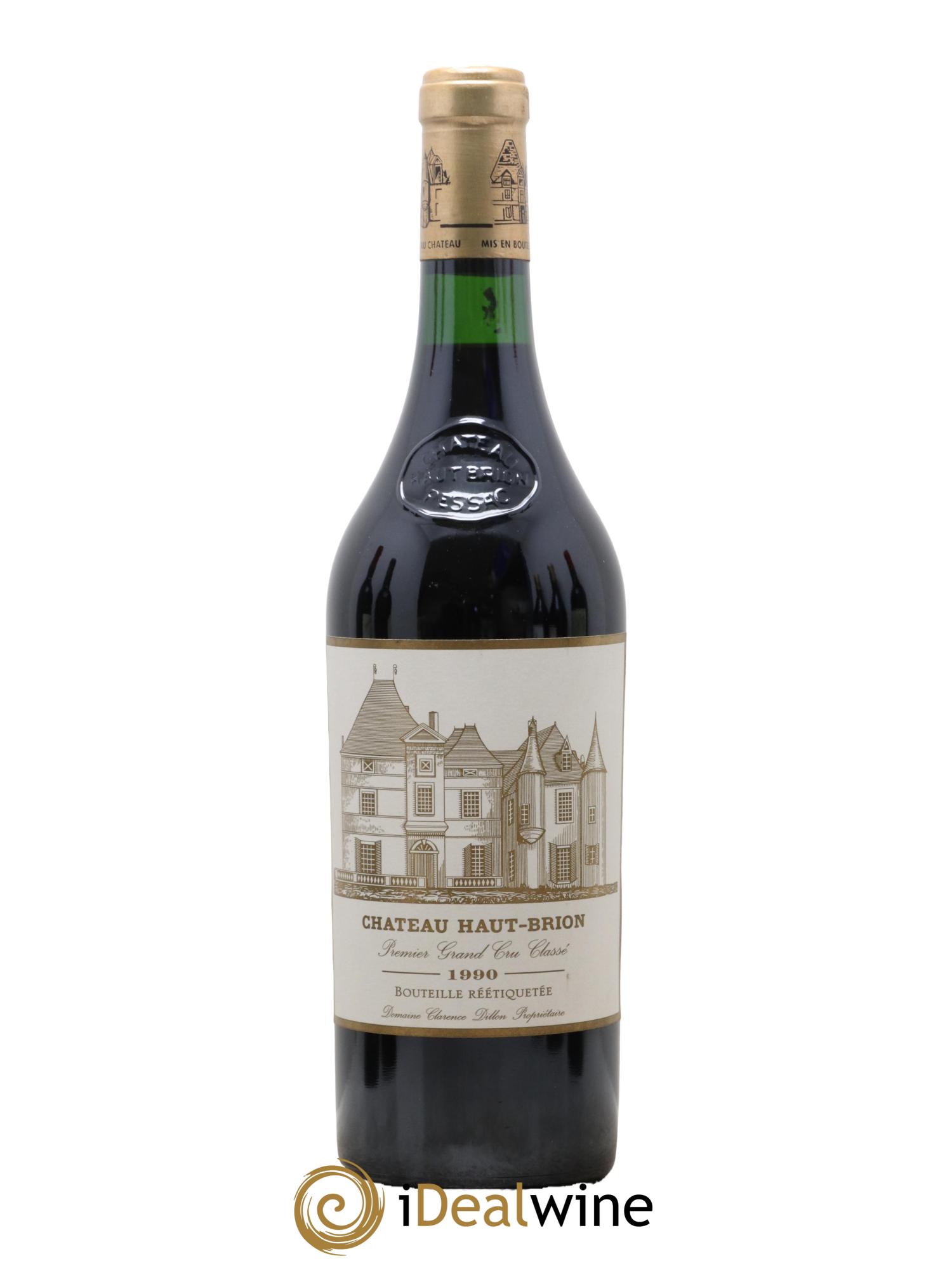 Château Haut Brion 1er Grand Cru Classé 1990 - Lot de 1 bouteille - 0