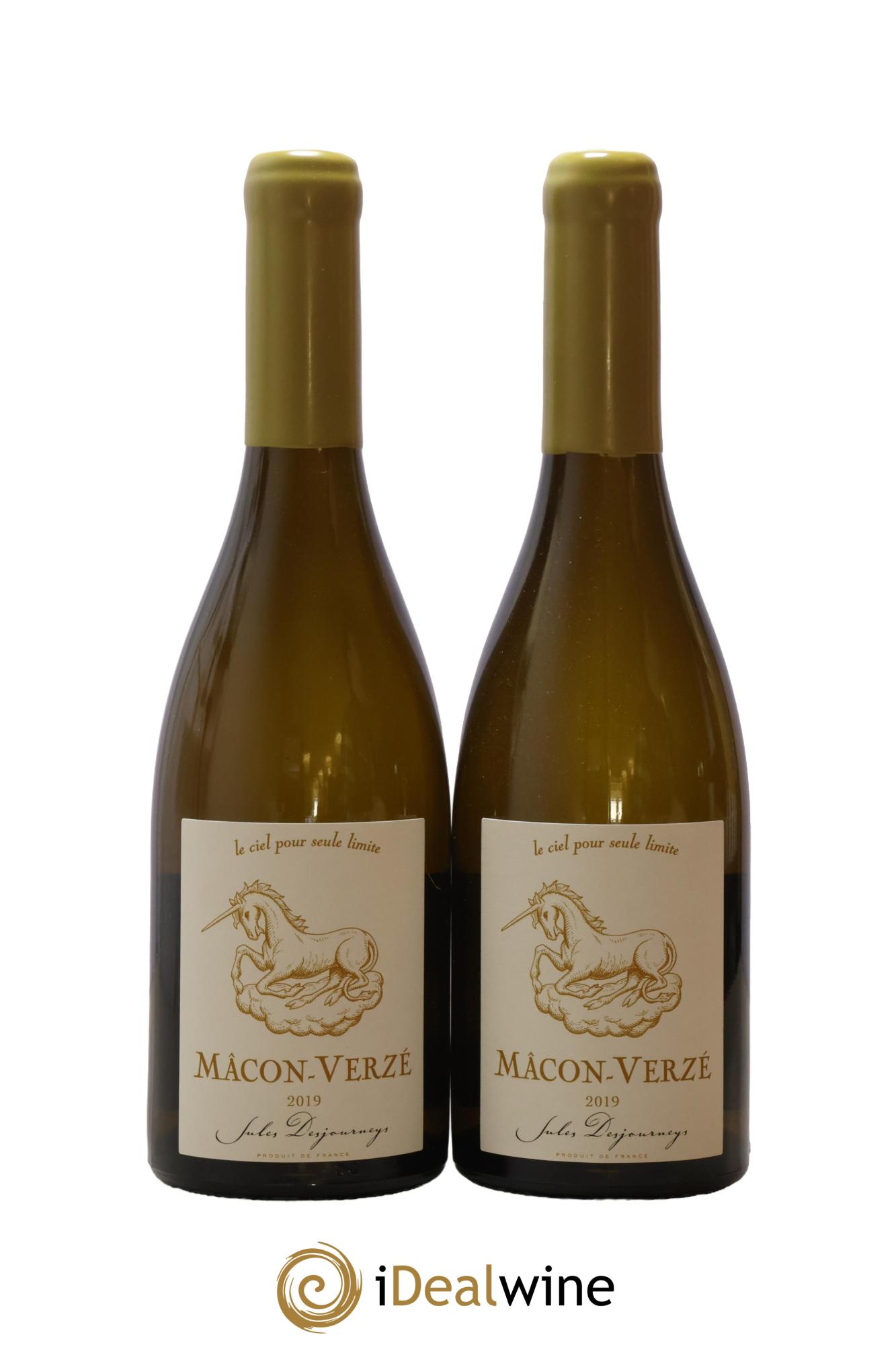 Mâcon-Verzé Jules Desjourneys 2019 - Lot of 2 bottles - 0