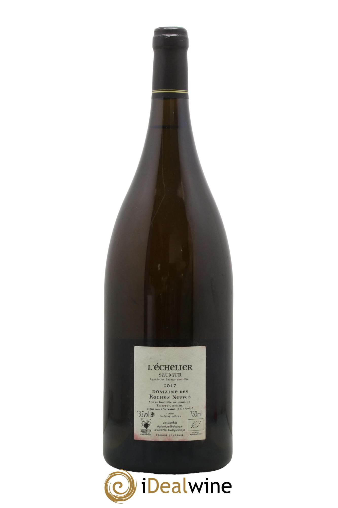 Saumur l'Echelier Domaine des Roches Neuves - Thierry Germain 2017 - Lot de 1 magnum - 1