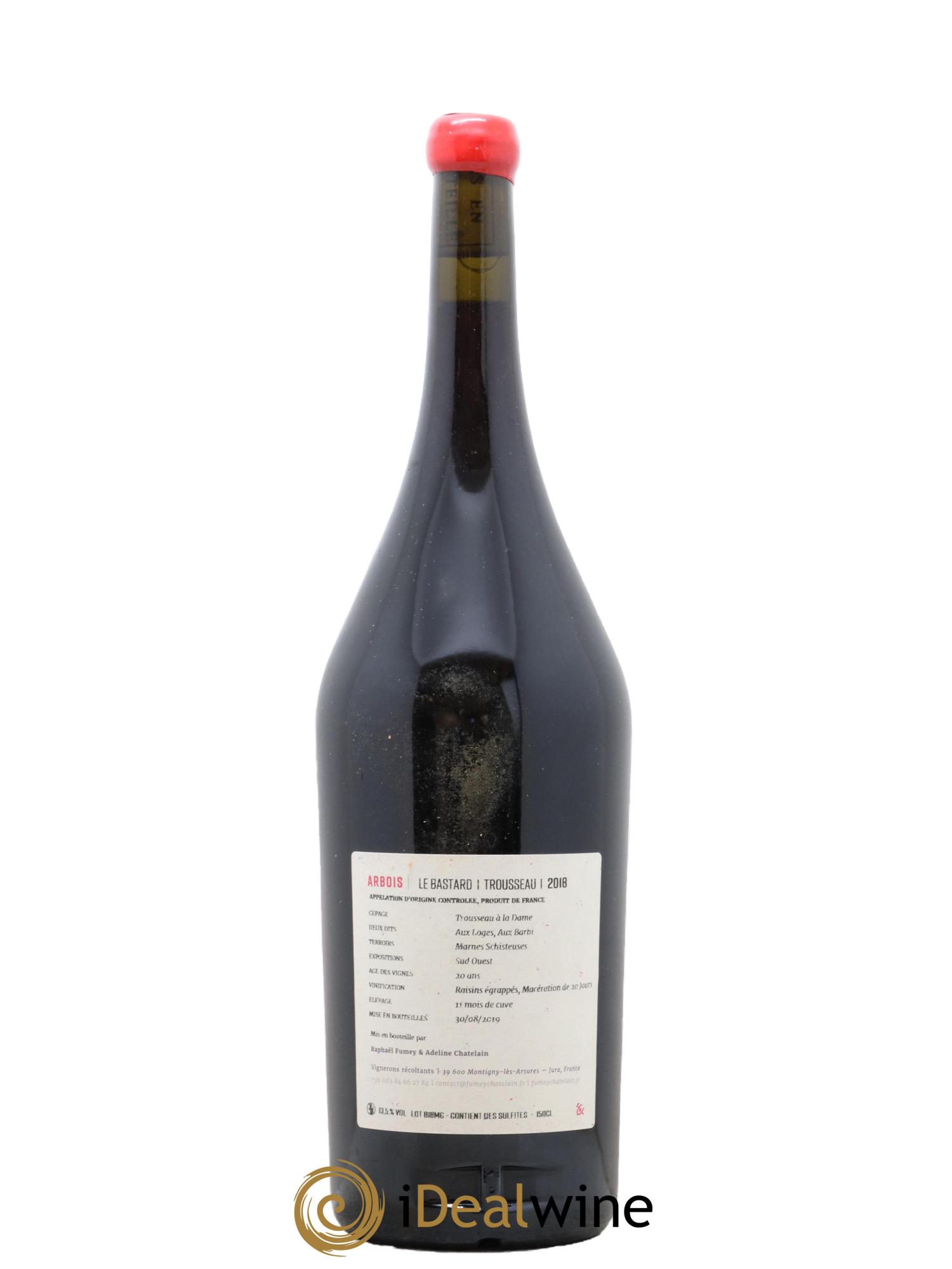 Arbois Trousseau Le Bastard Fumey-Chatelain 2018 - Lot de 1 magnum - 1