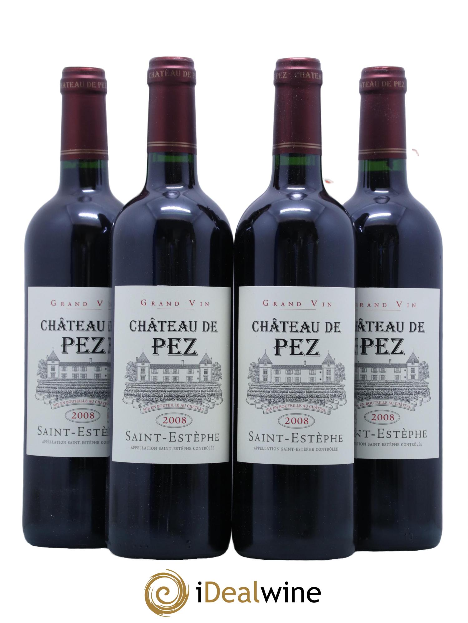 Château de Pez 2008 - Lot de 4 bouteilles - 0