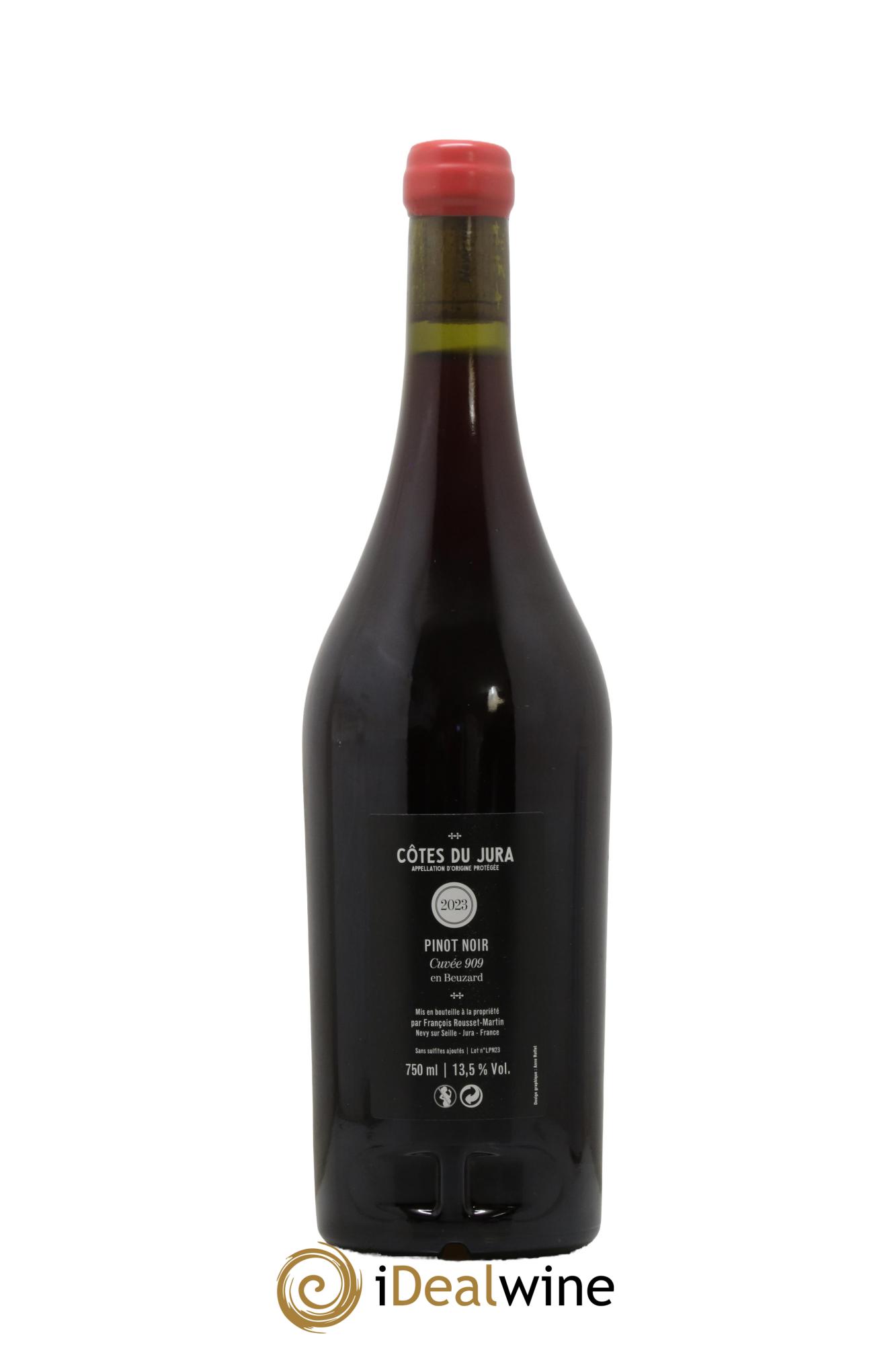 Côtes du Jura Pinot noir En Beuzard 909 François Rousset Martin 2023 - Lot de 1 bouteille - 1