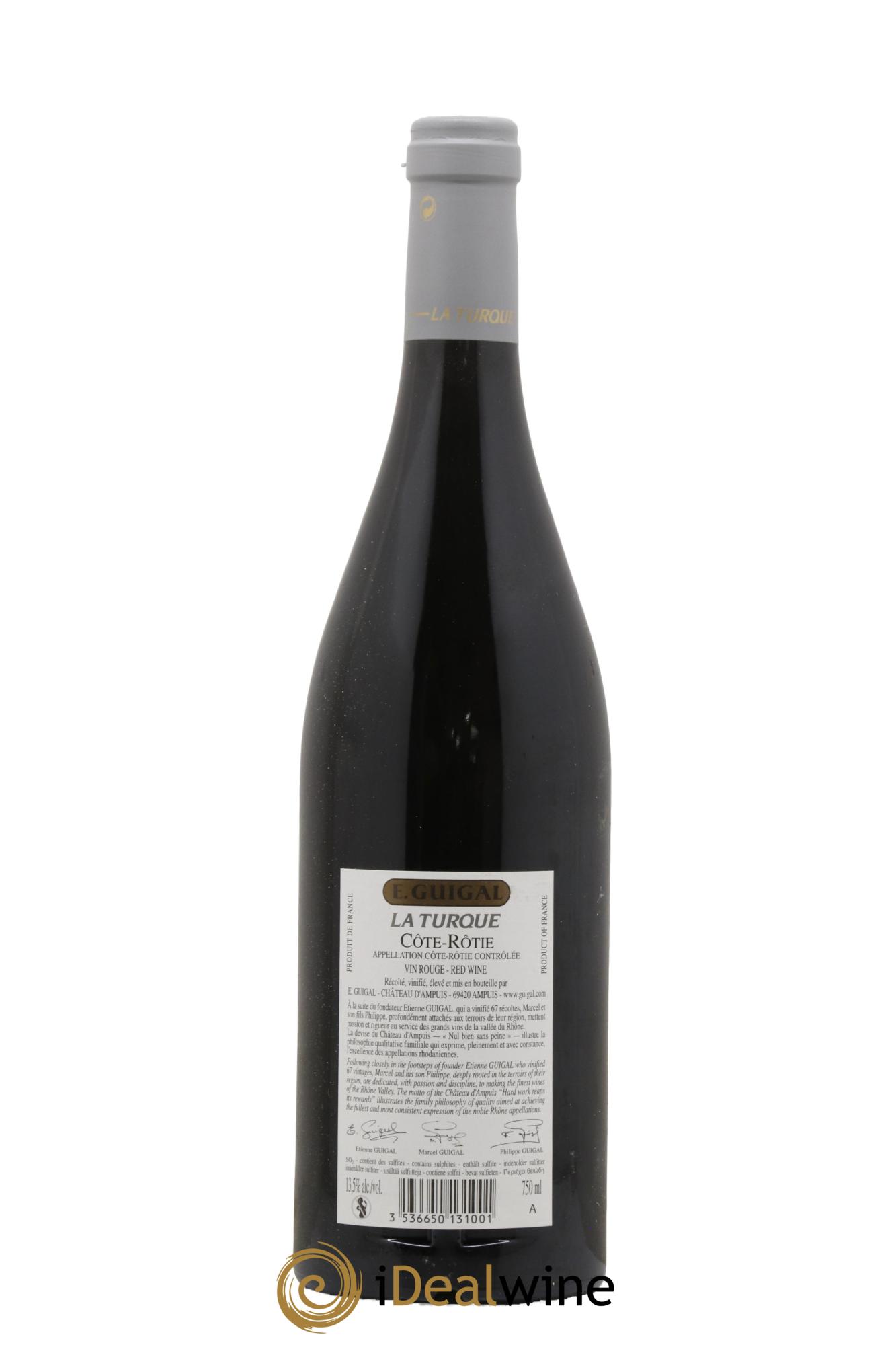 Côte-Rôtie La Turque Guigal 2013 - Lot of 1 bottle - 1