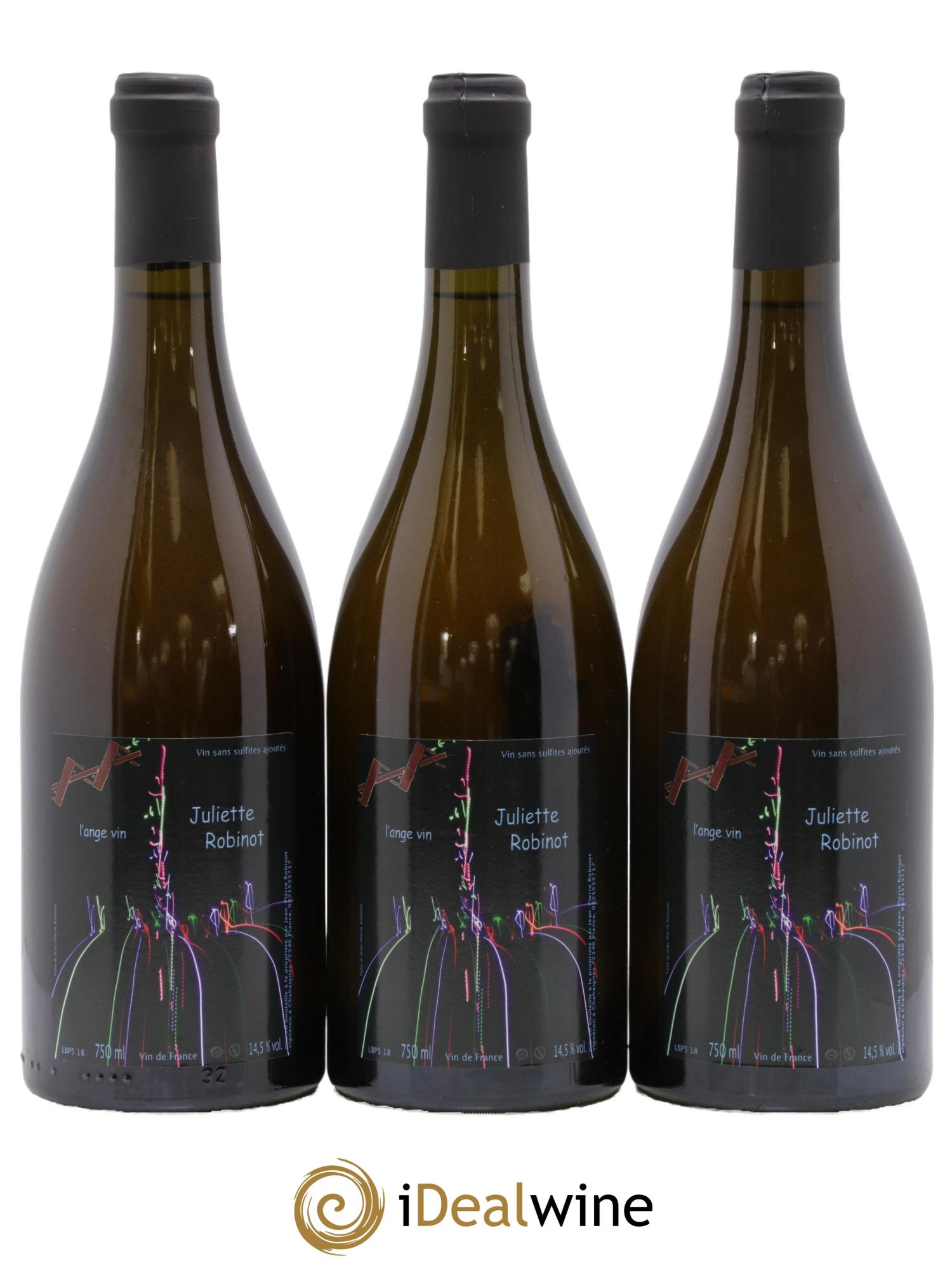 Vin de France Juliette Jean-Pierre Robinot 2018 - Lotto di 3 bottiglie - 0