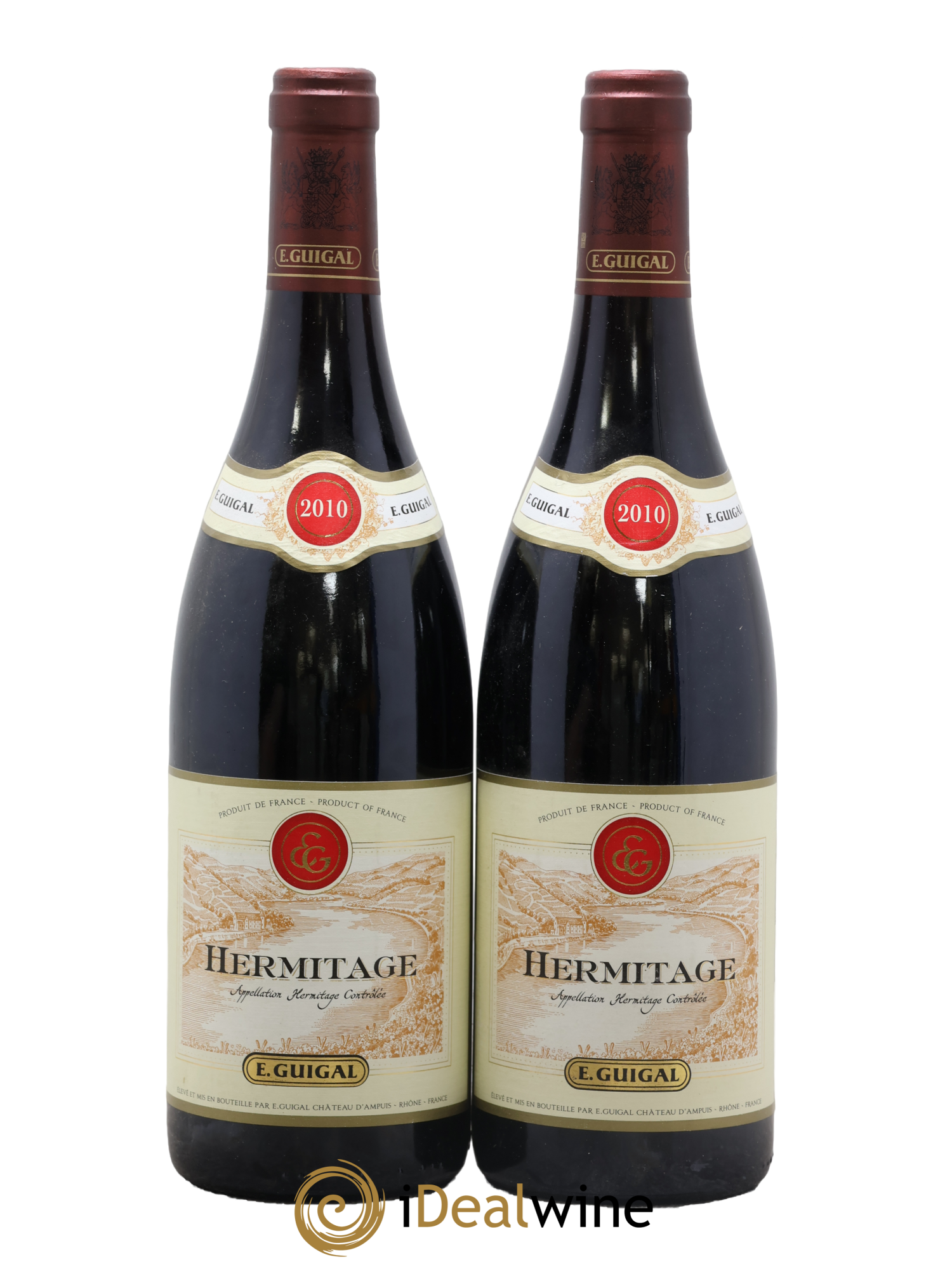 Hermitage Guigal 2010 - Lot of 2 bottles - 0