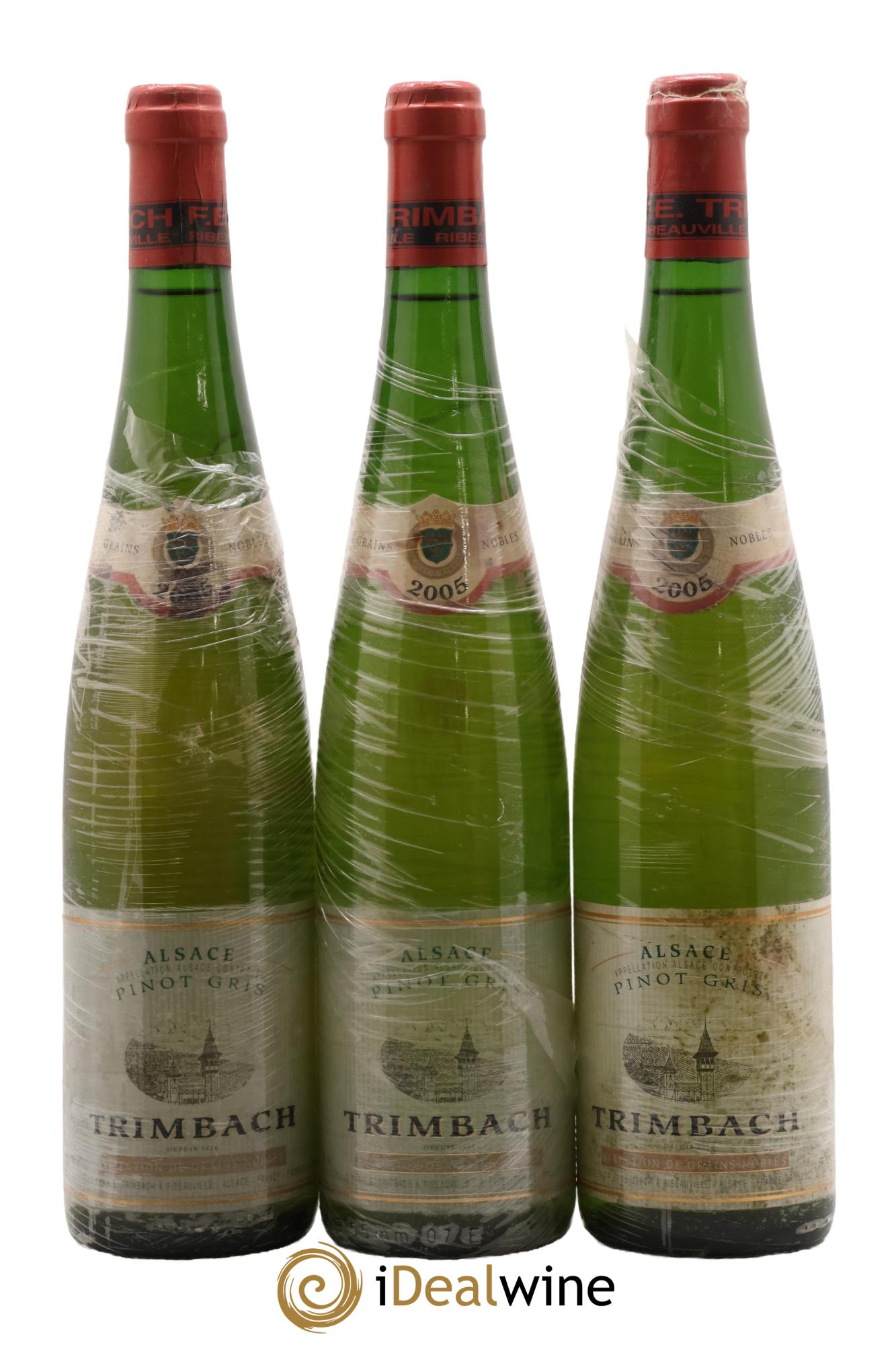 Alsace Pinot Gris Sélection de Grains Nobles Trimbach (Domaine) 2005 - Lot de 3 bouteilles - 0