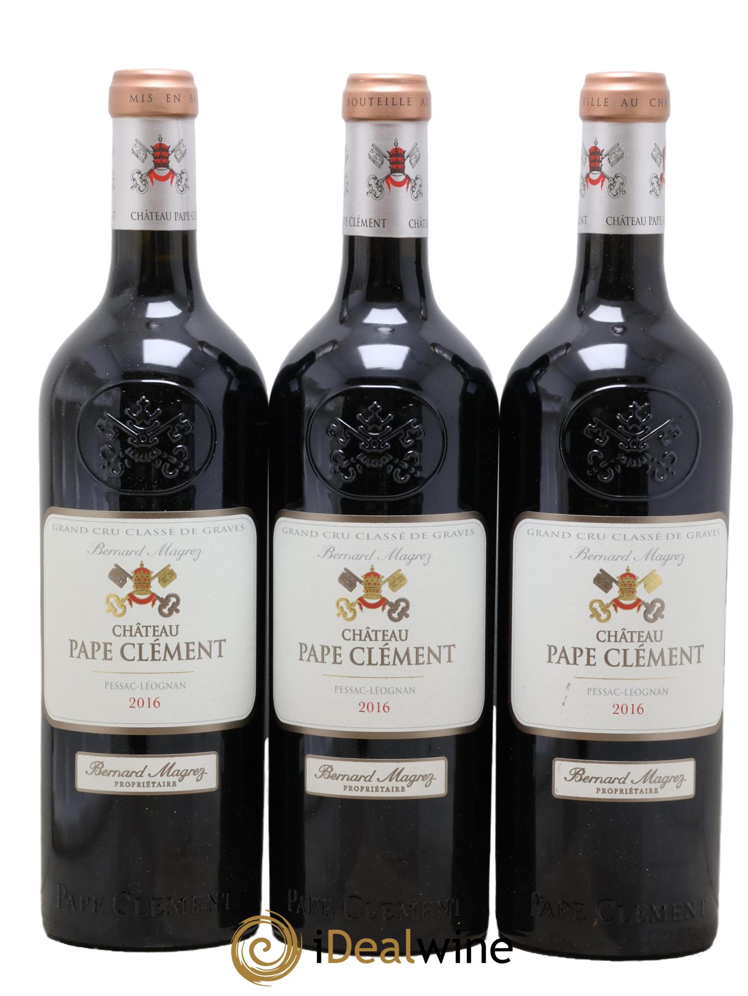 Château Pape Clément Cru Classé de Graves 2016 - Posten von 6 Flaschen - 2