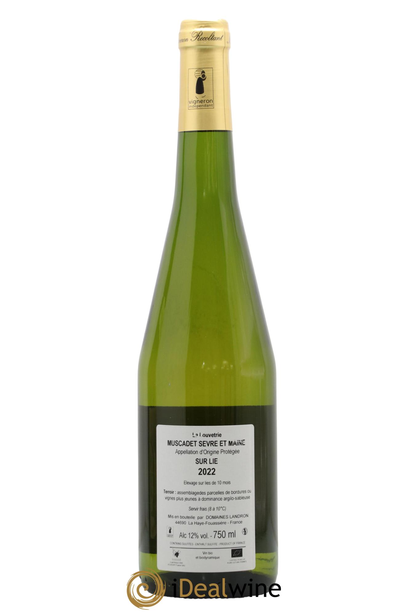 Muscadet-Sèvre-et-Maine La Louvetrie Jo Landron 2022 - Posten von 1 Flasche - 1