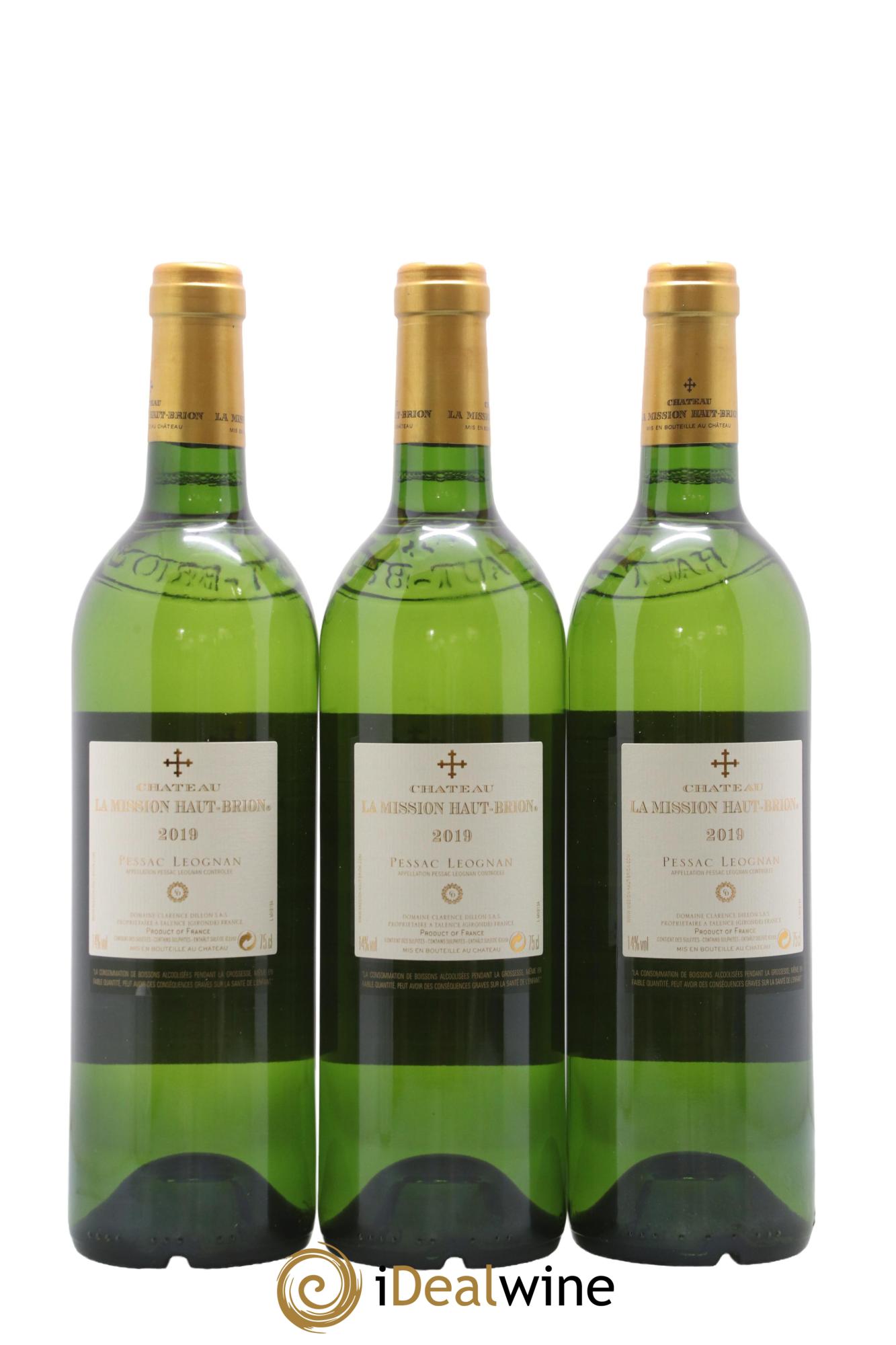 Château la Mission Haut-Brion 2019 - Lot of 3 bottles - 1