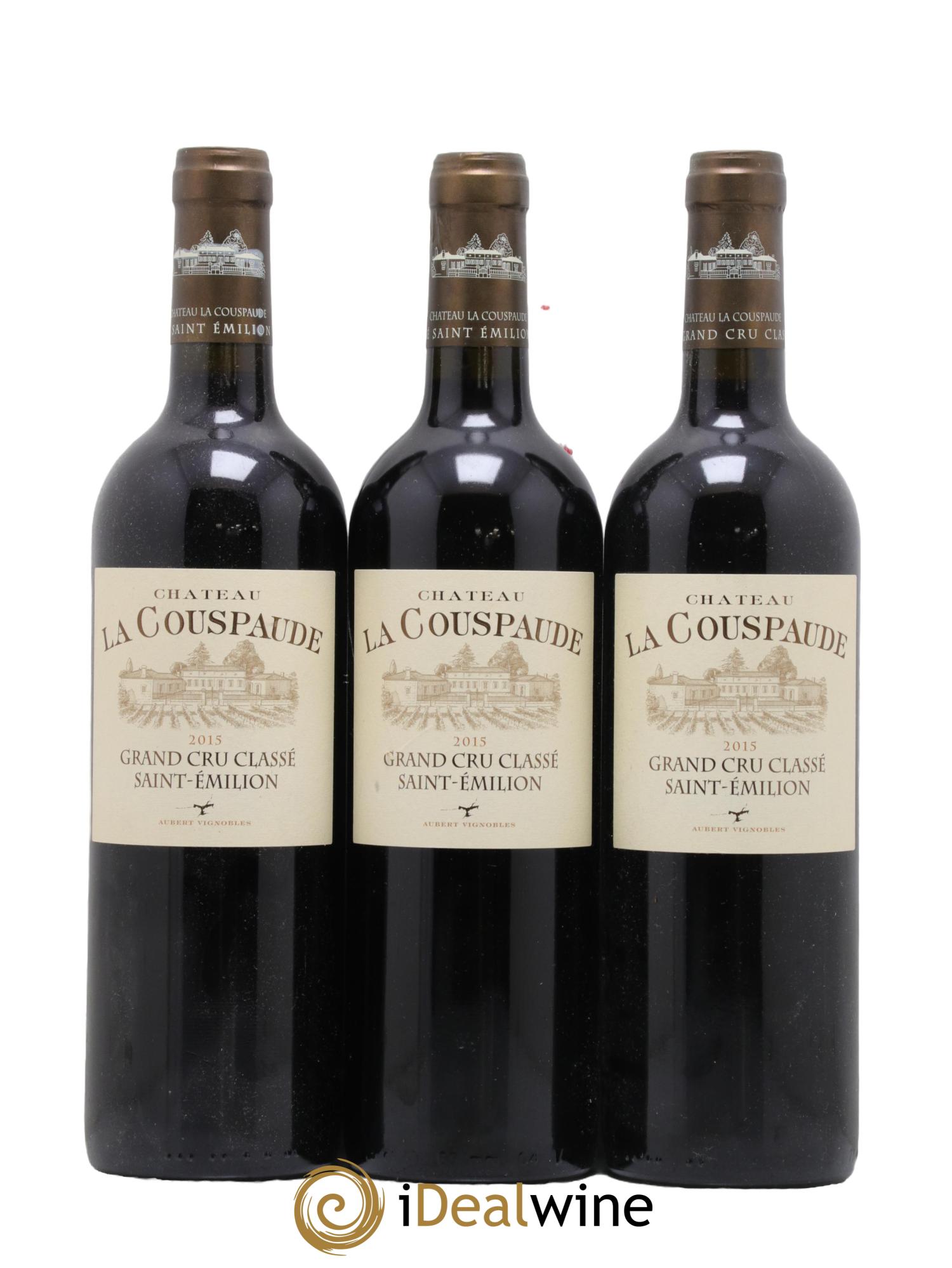 Château la Couspaude Grand Cru Classé 2015 - Lot de 6 bouteilles - 1