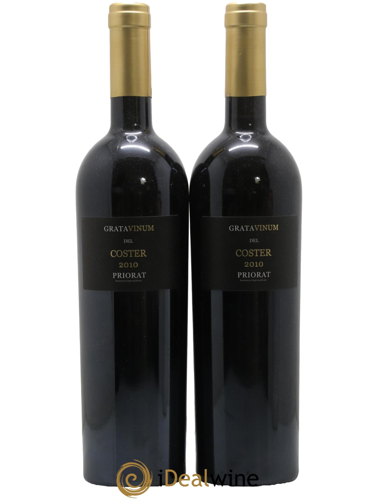 Priorat DOCA Grata Vinum Del Coster 2010 - Lot de 2 bouteilles - 0