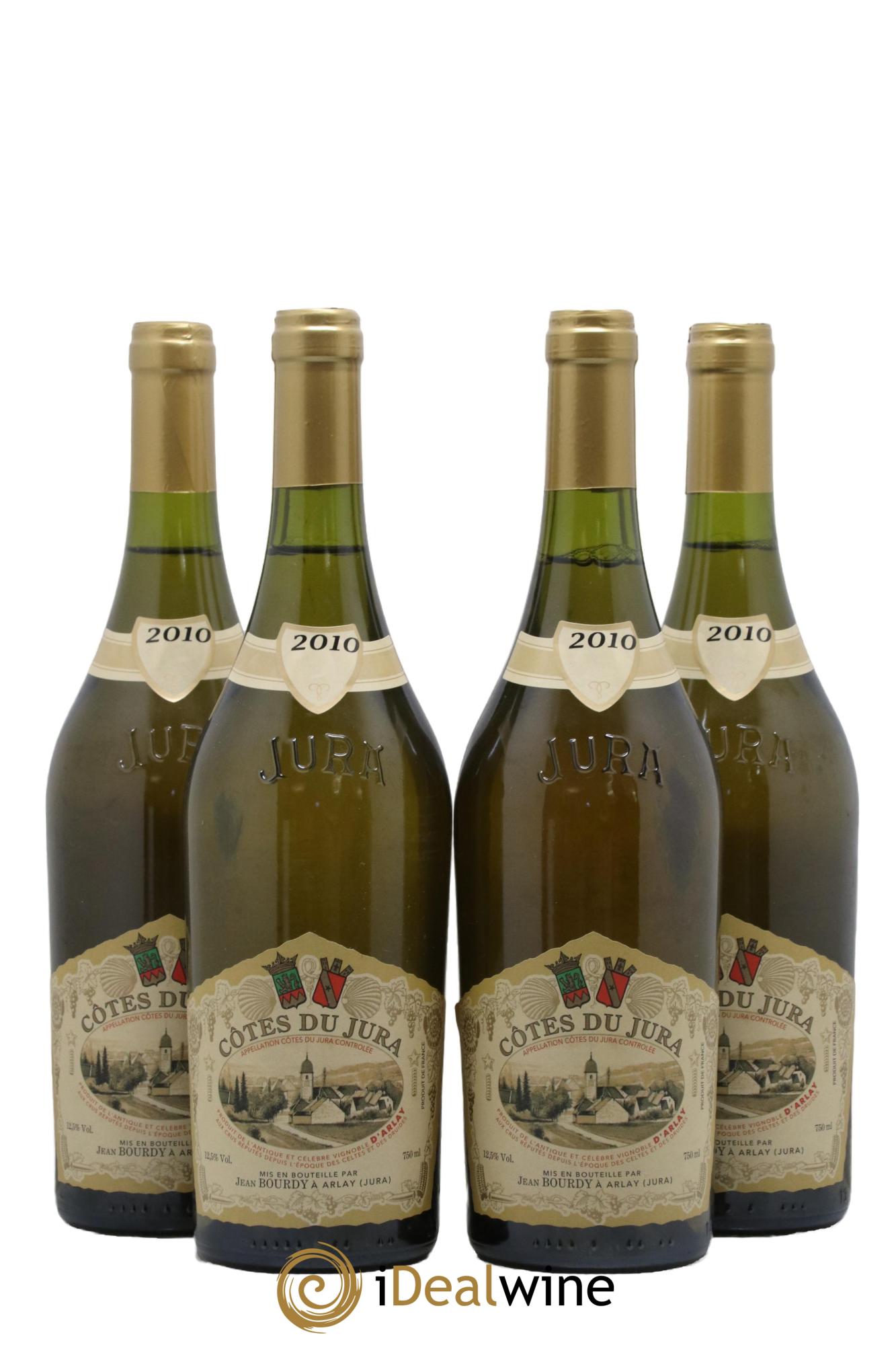 Côtes du Jura Chardonnay Bourdy 2010 - Posten von 4 Flaschen - 0