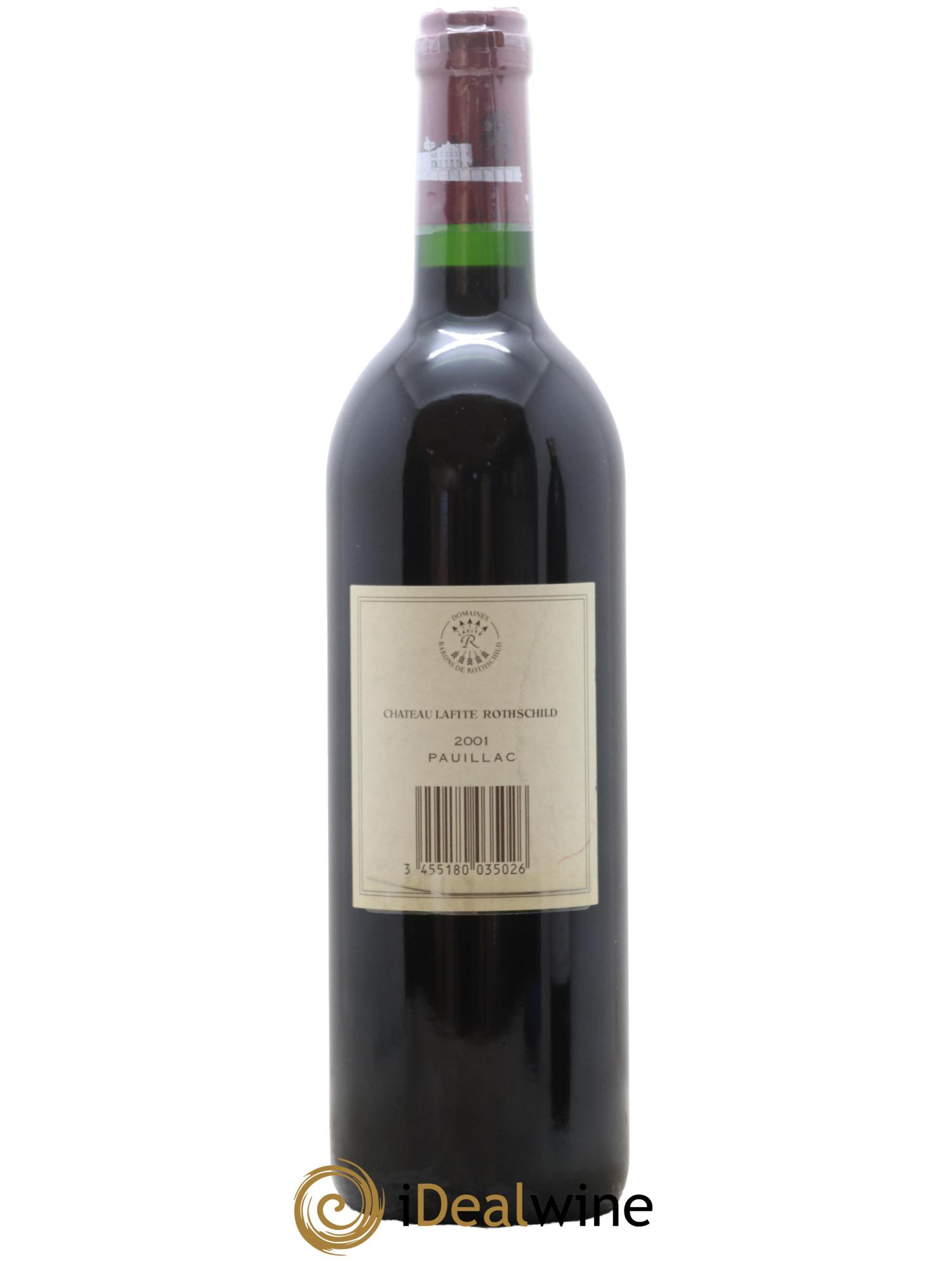 Château Lafite Rothschild 1er Grand Cru Classé 2001 - Lot de 1 bouteille - 1