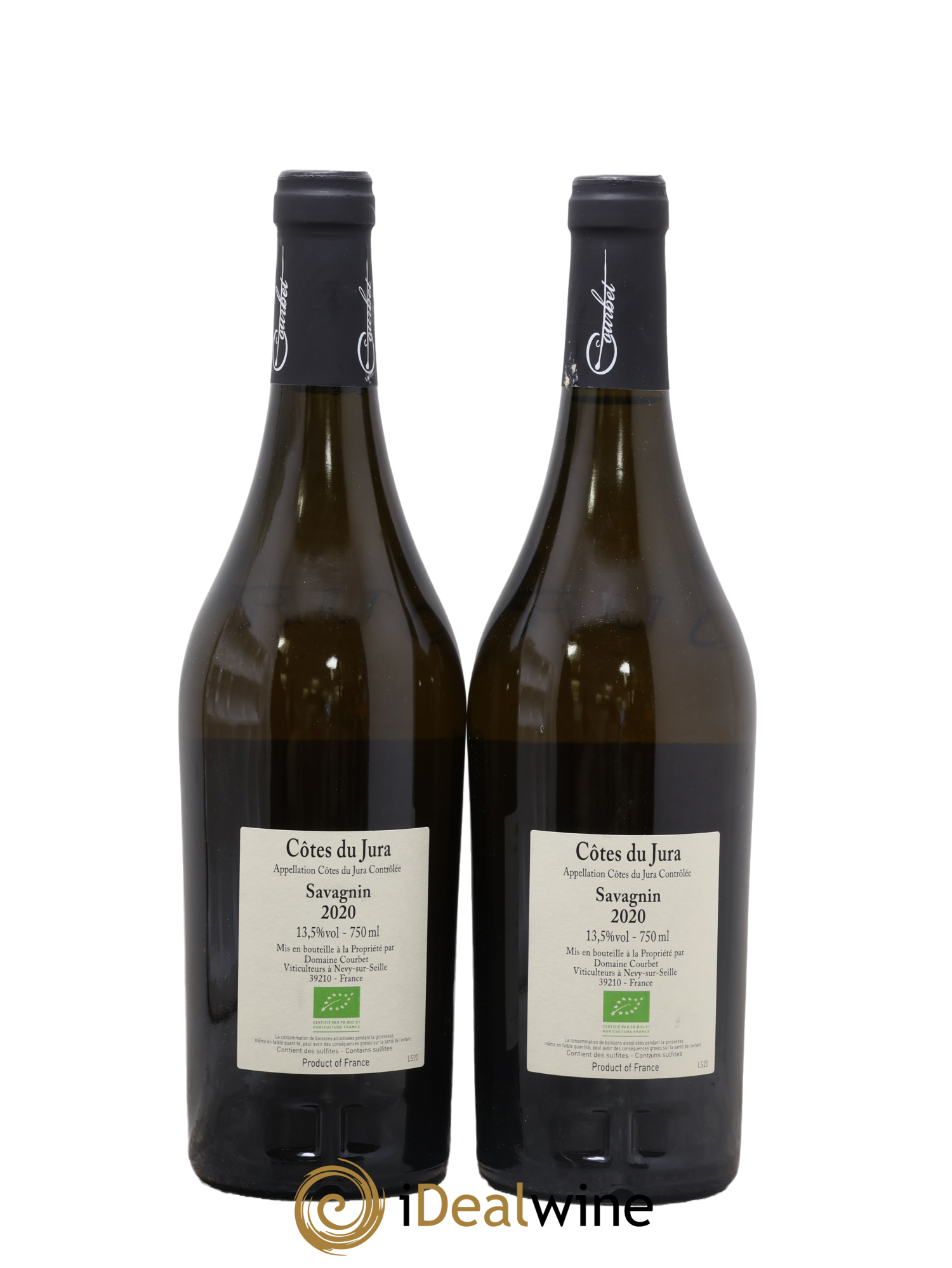 Côtes du Jura Savagnin Domaine Courbet 2020 - Lot of 2 bottles - 1