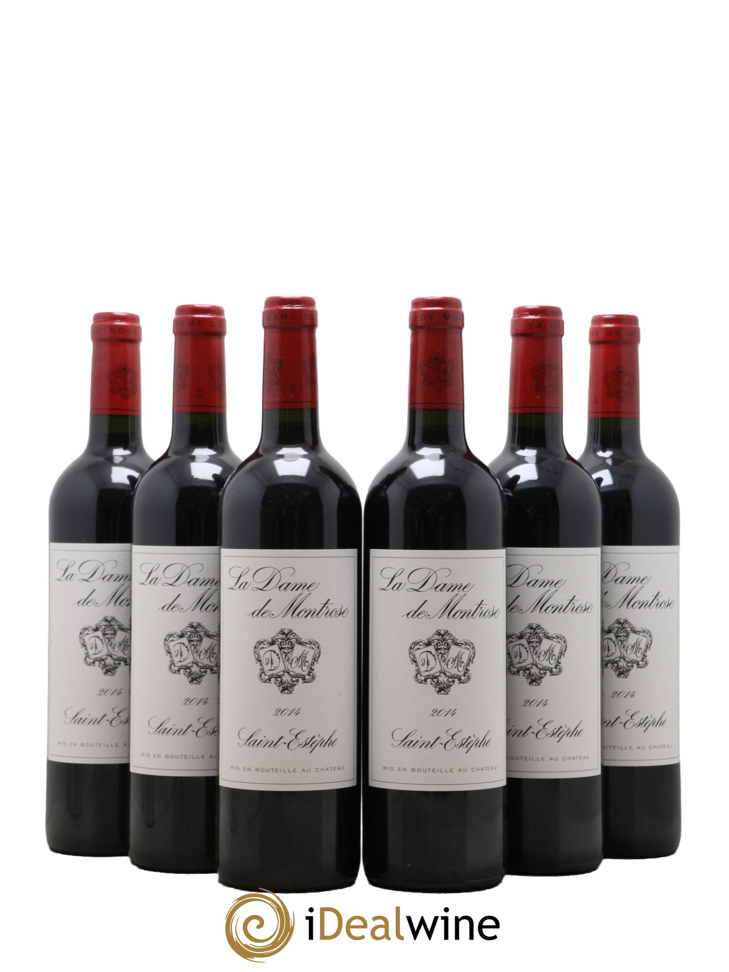 La Dame de Montrose Second Vin 2014 - Lotto di 6 bottiglie - 0