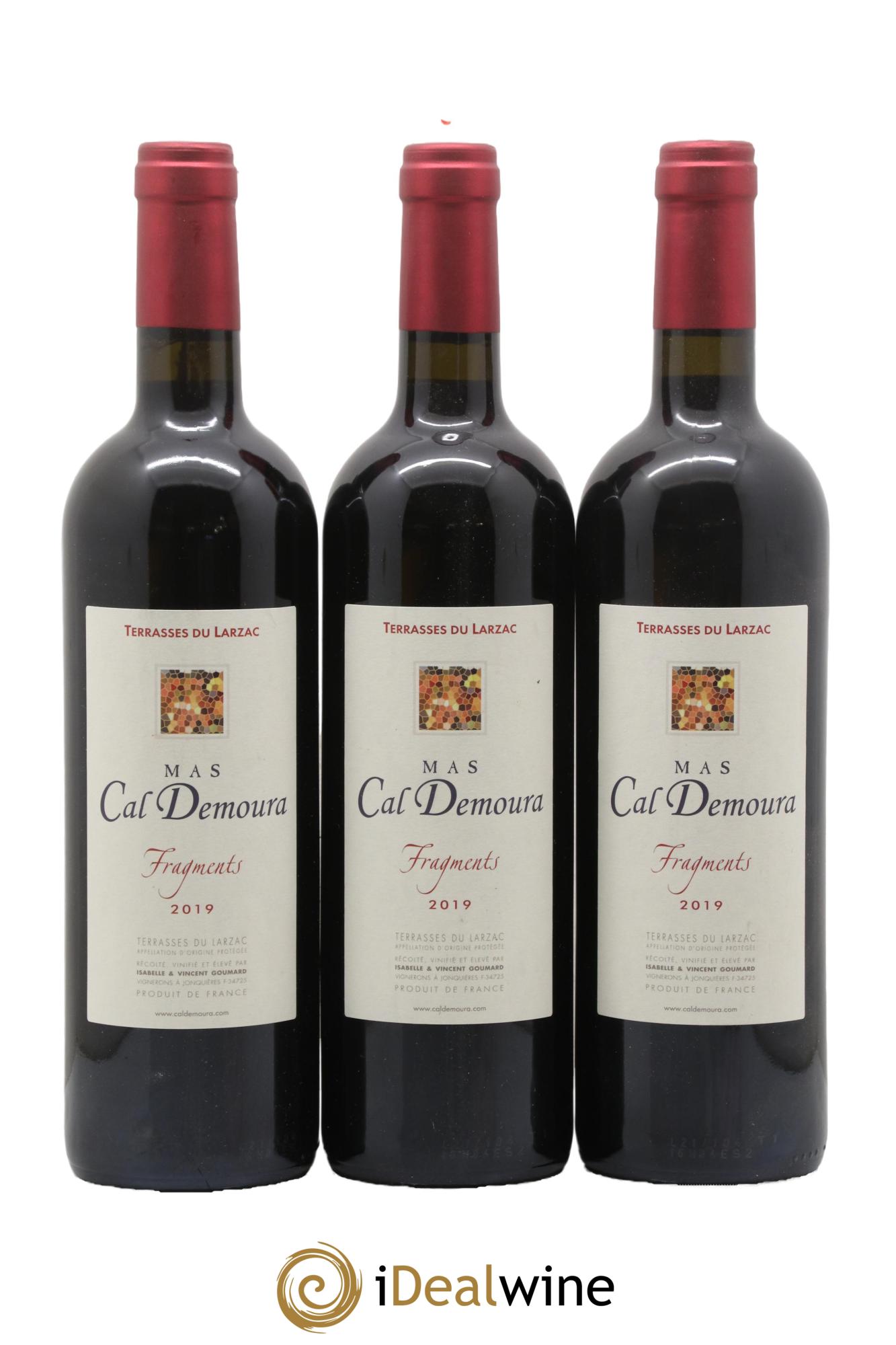 Terrasses du Larzac Fragments Mas Cal Demoura 2019 - Lot de 3 bouteilles - 0