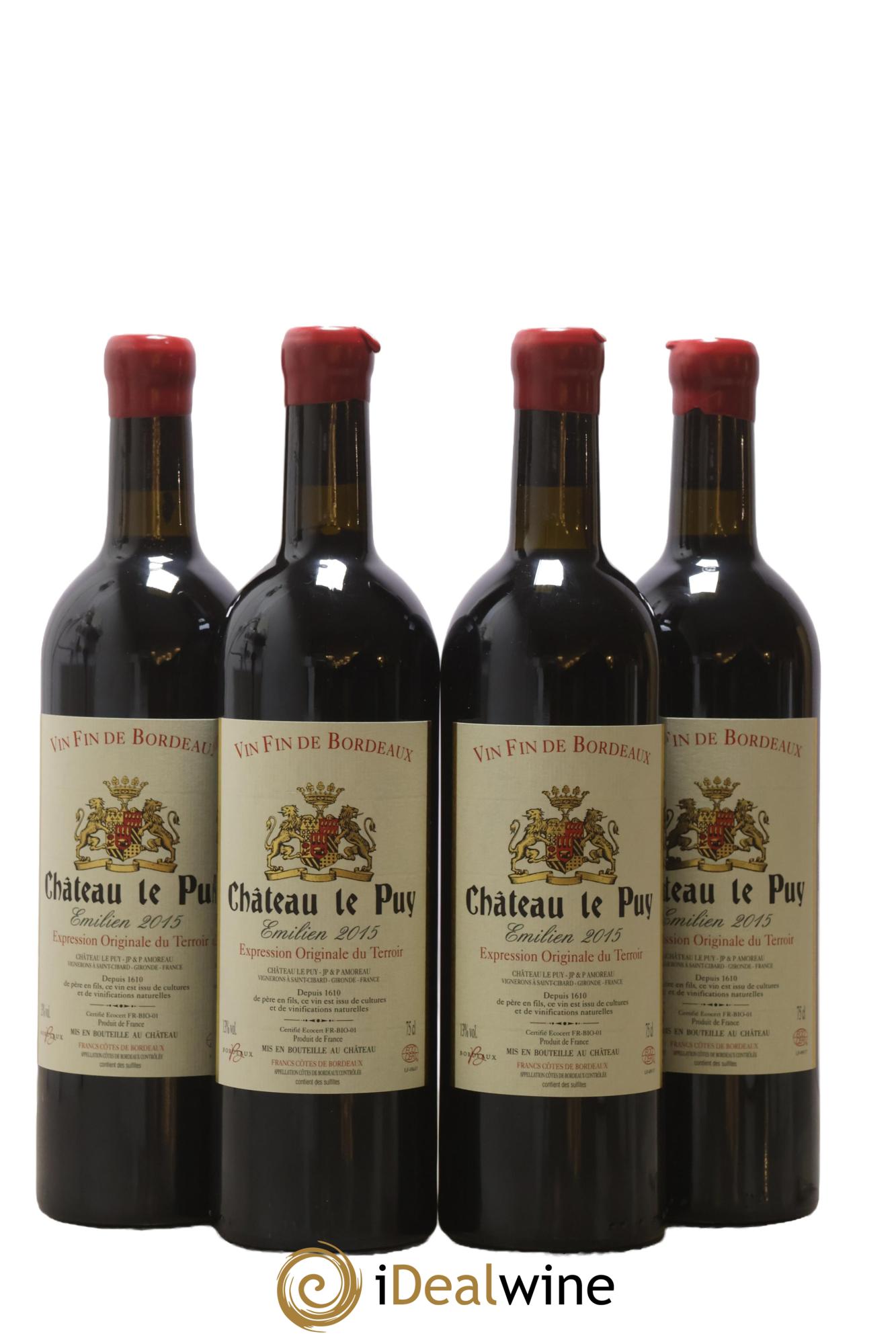 Le Puy - Cuvée Emilien 2015 - Lot de 4 bouteilles - 0
