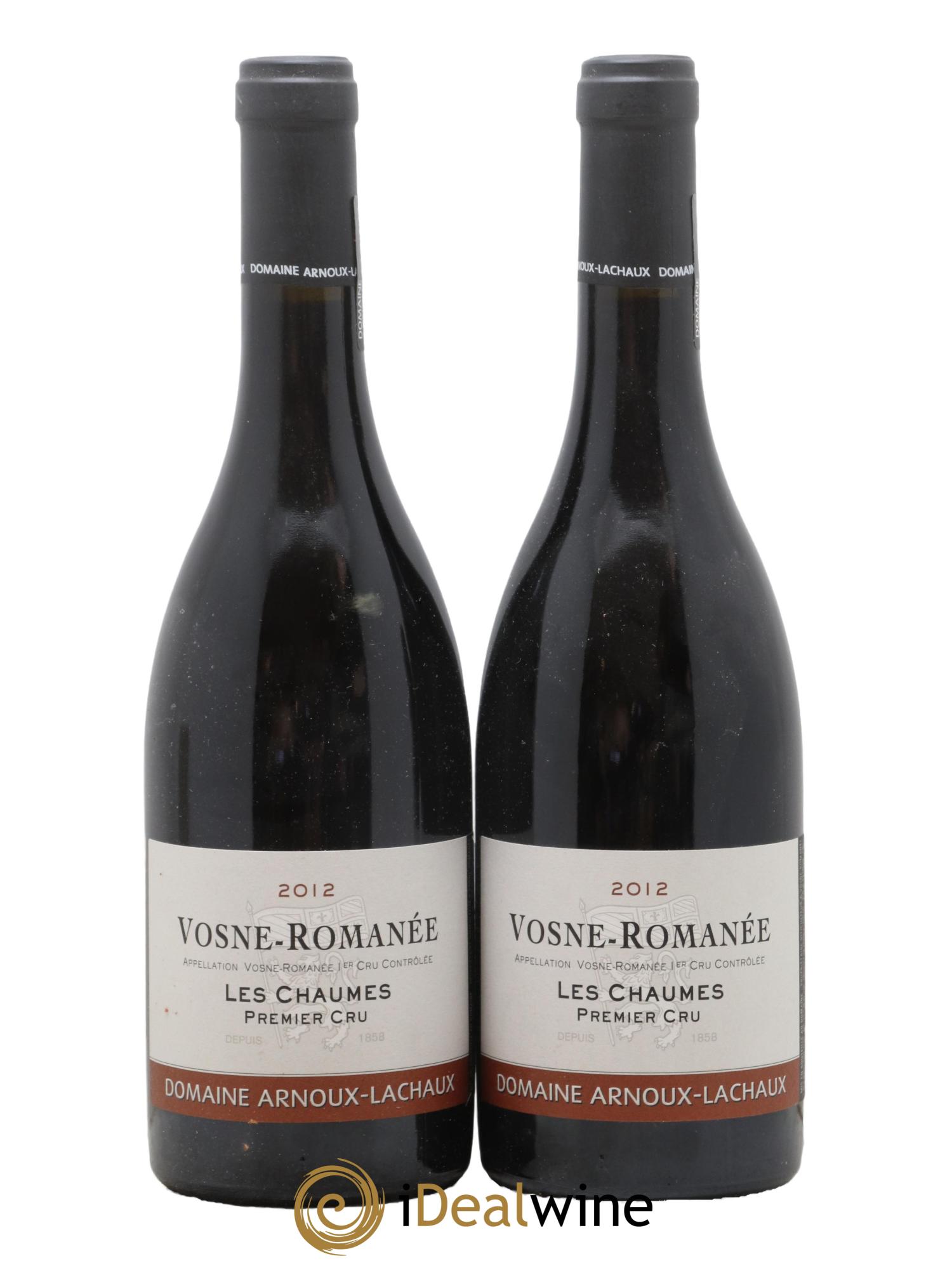 Vosne-Romanée 1er Cru Les Chaumes Arnoux-Lachaux (Domaine) 2012 - Lot de 2 bouteilles - 0