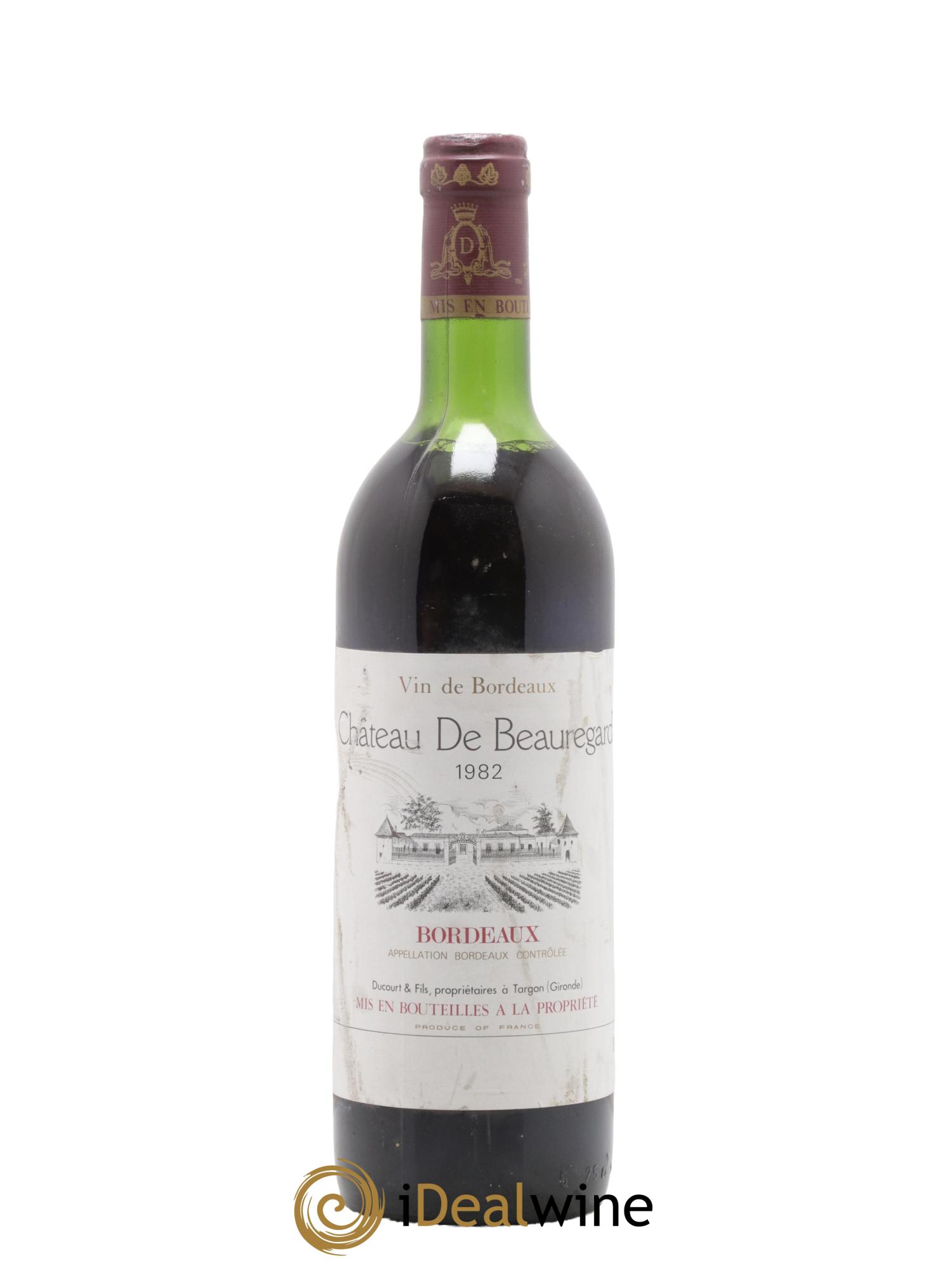 Château Beauregard 1982 - Lot de 1 bouteille - 0