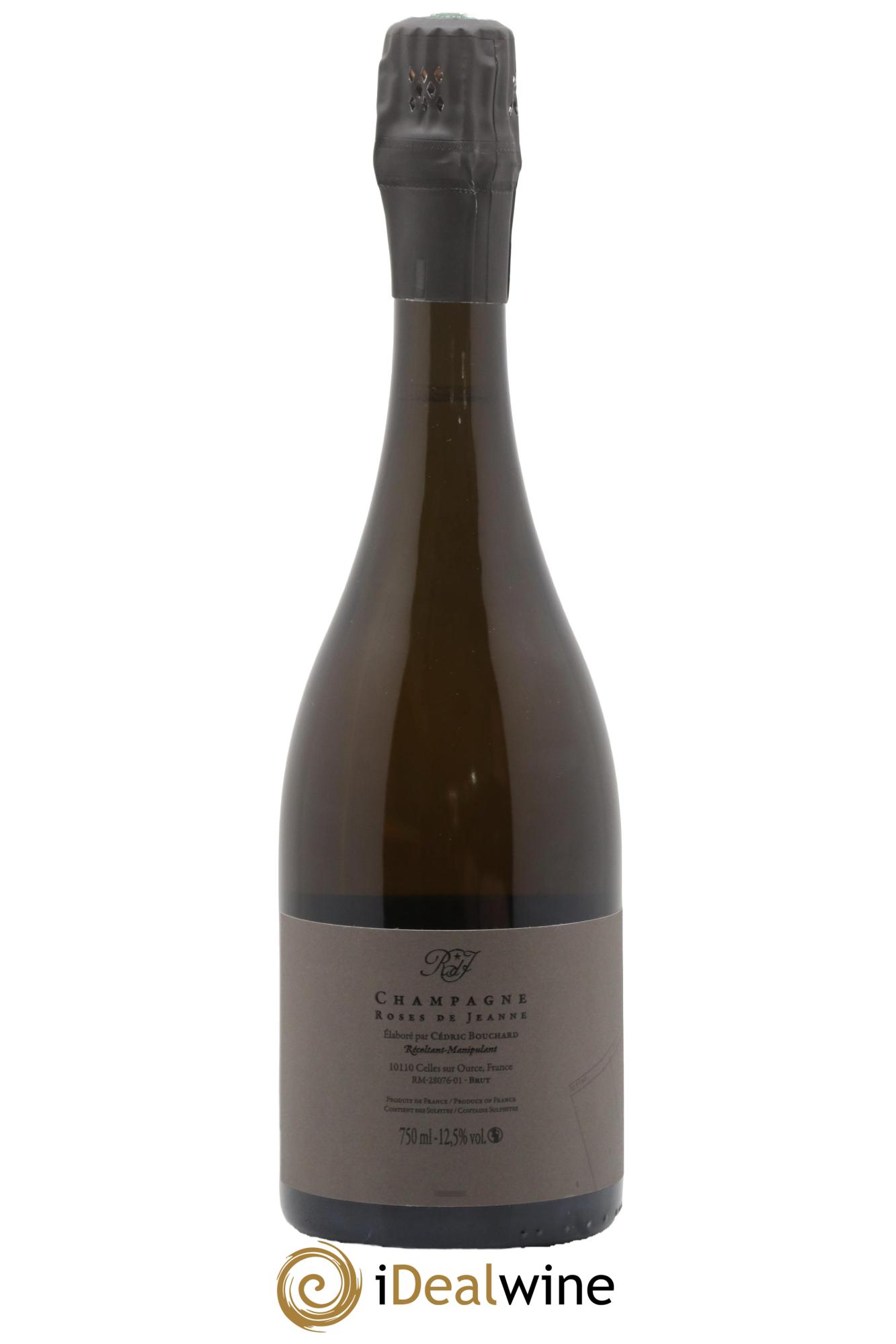 Roses de Jeanne Côte de Val Vilaine Blanc de Noirs Cédric Bouchard 2022 - Lot of 1 bottle - 1