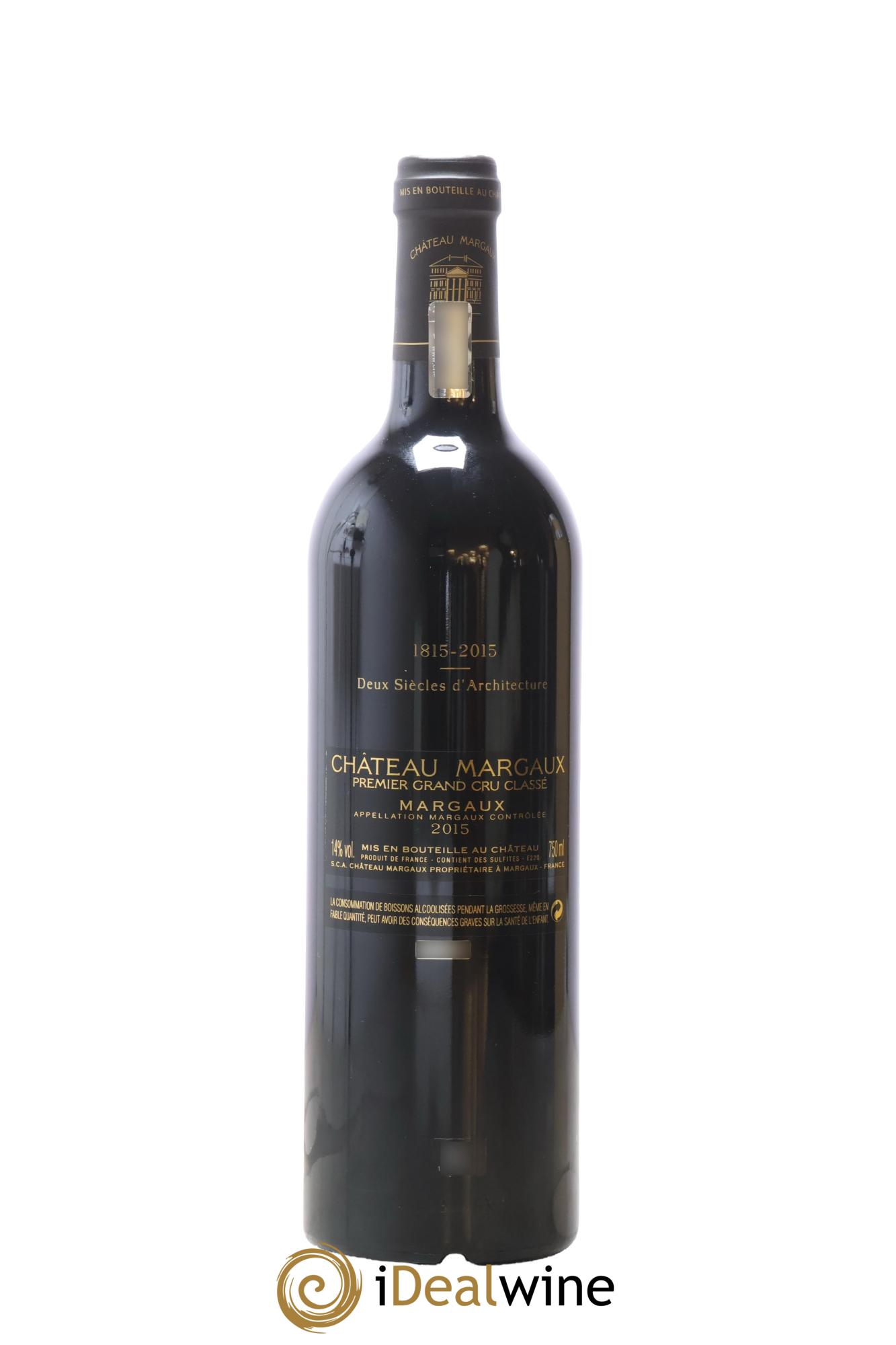 Château Margaux 1er Grand Cru Classé 2015 - Posten von 1 Flasche - 1