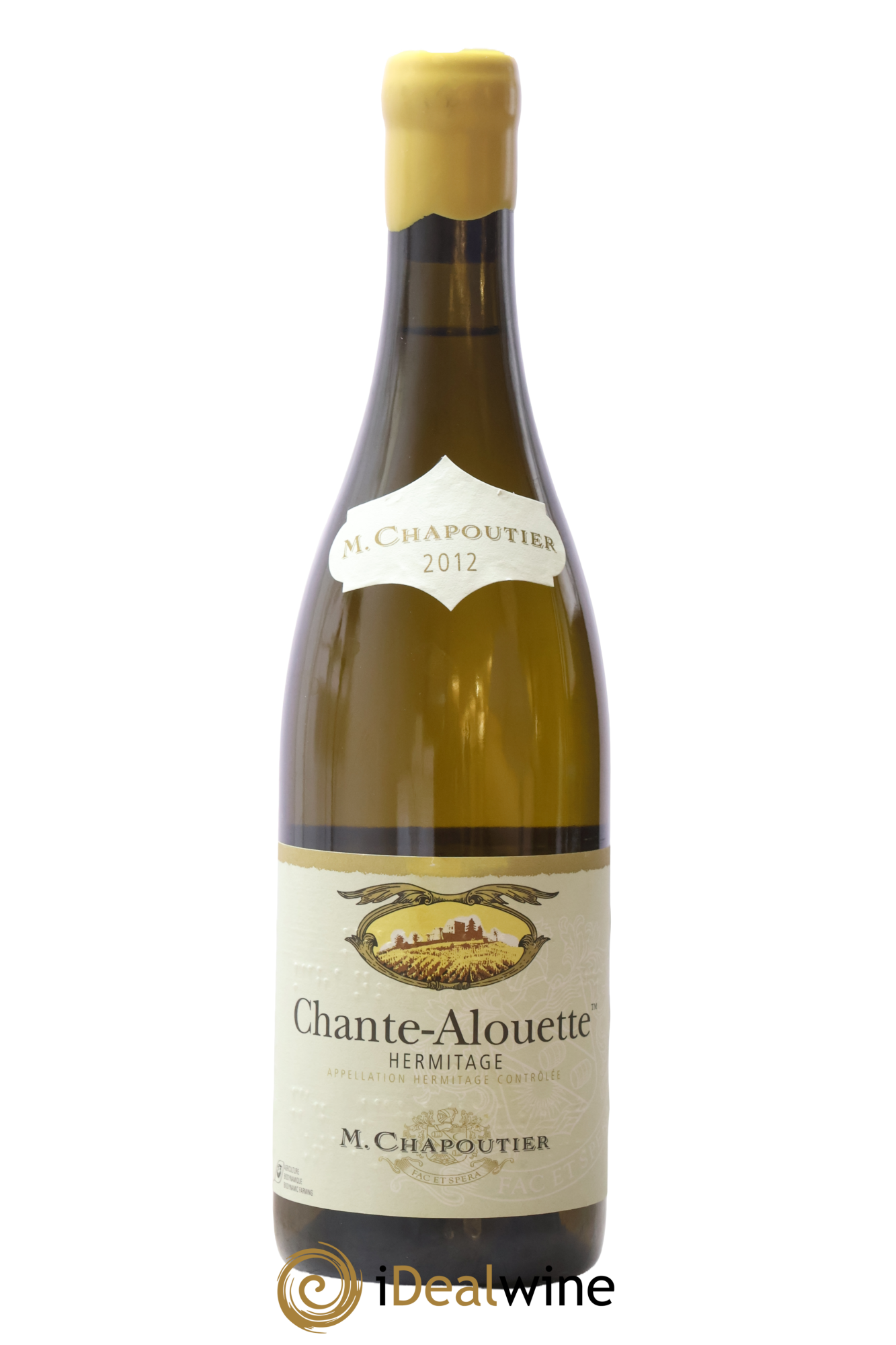 Hermitage Chante Alouette Chapoutier 2012 - Lot de 1 bouteille - 0