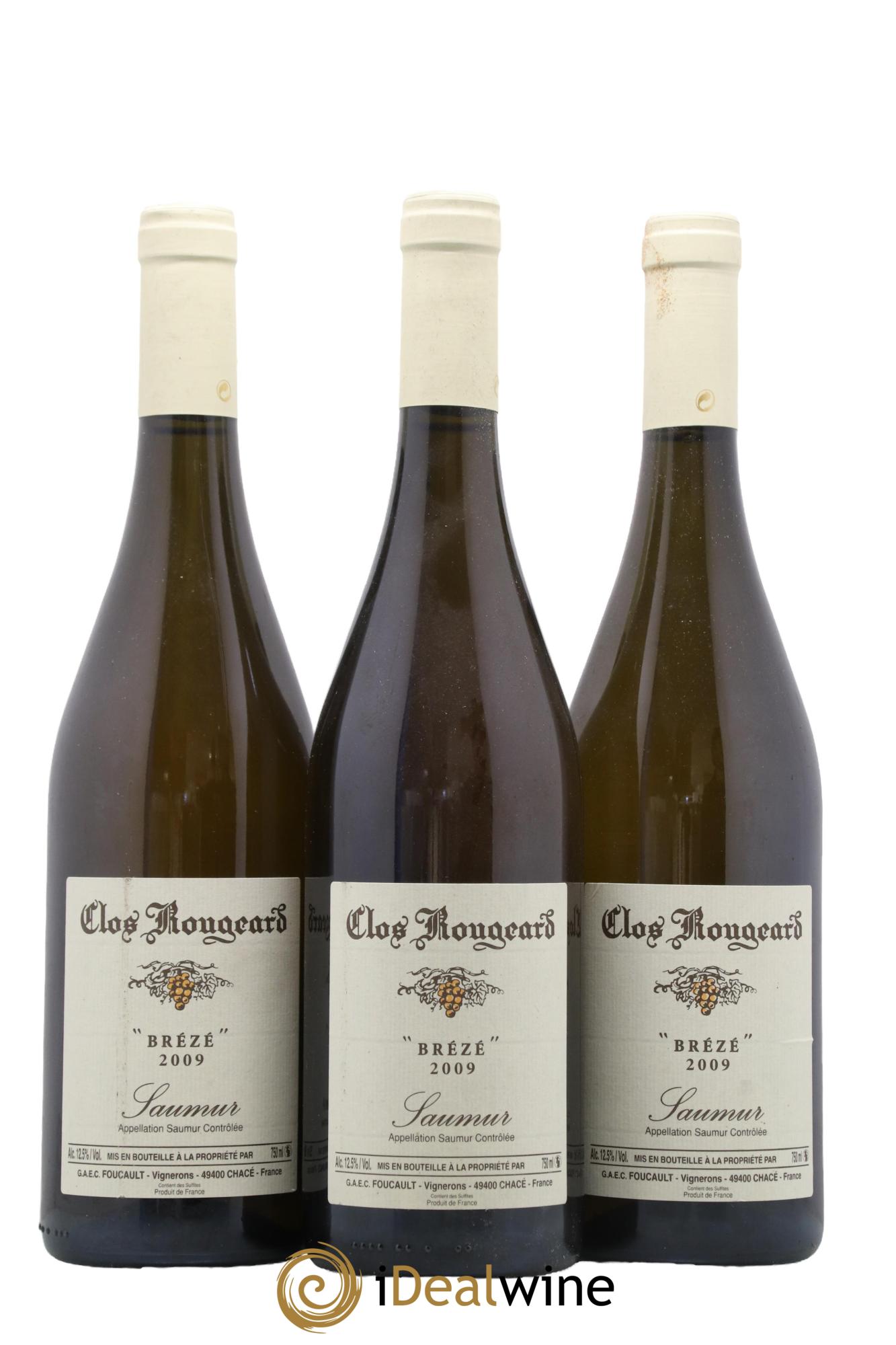 Saumur Brézé Clos Rougeard 2009 - Posten von 3 Flaschen - 0
