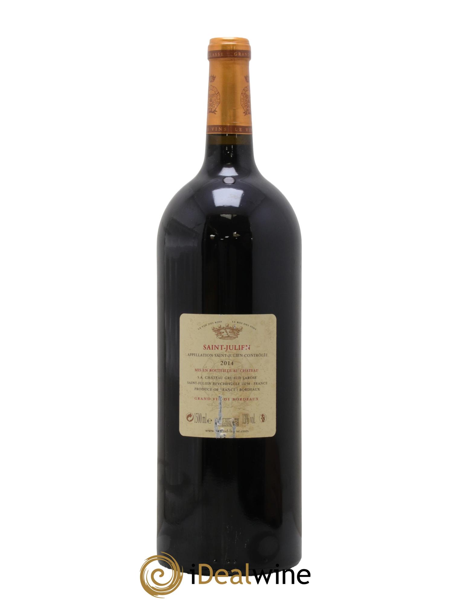 Château Gruaud Larose 2ème Grand Cru Classé 2014 - Lot de 1 magnum - 1