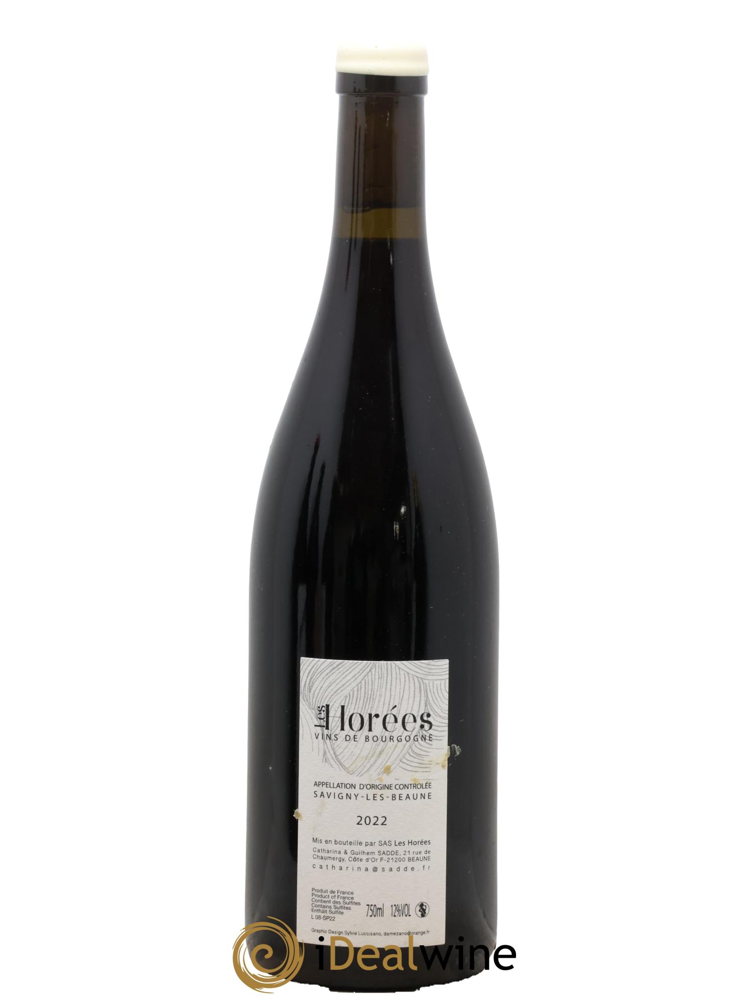 Savigny-lès-Beaune Les Plaisirs et les jours Les Horées 2022 - Lot of 1 bottle - 1