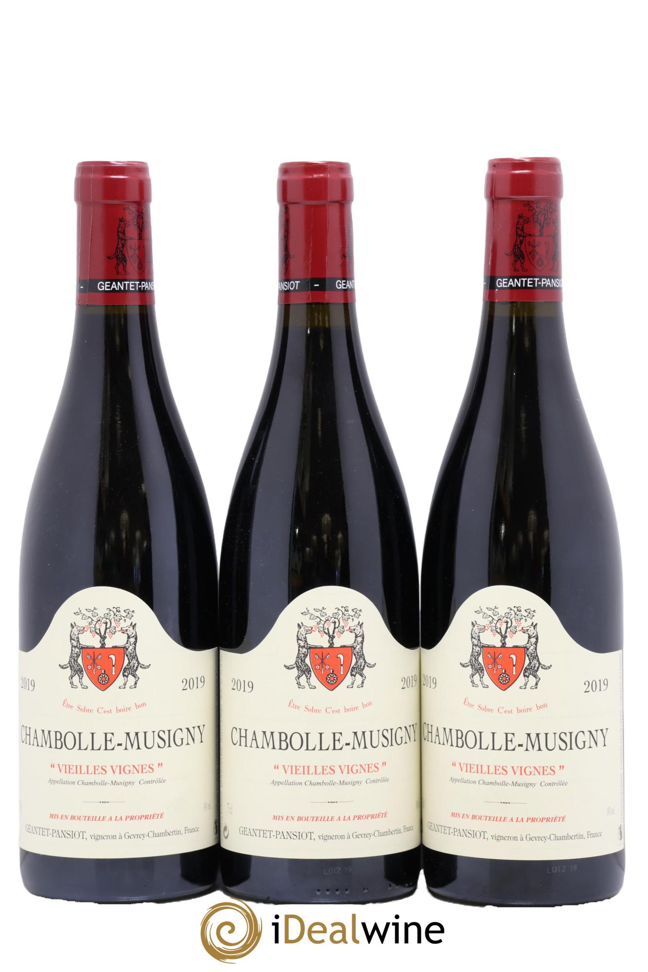 Chambolle-Musigny Vieilles vignes Geantet-Pansiot 2019 - Lot de 3 bouteilles - 0
