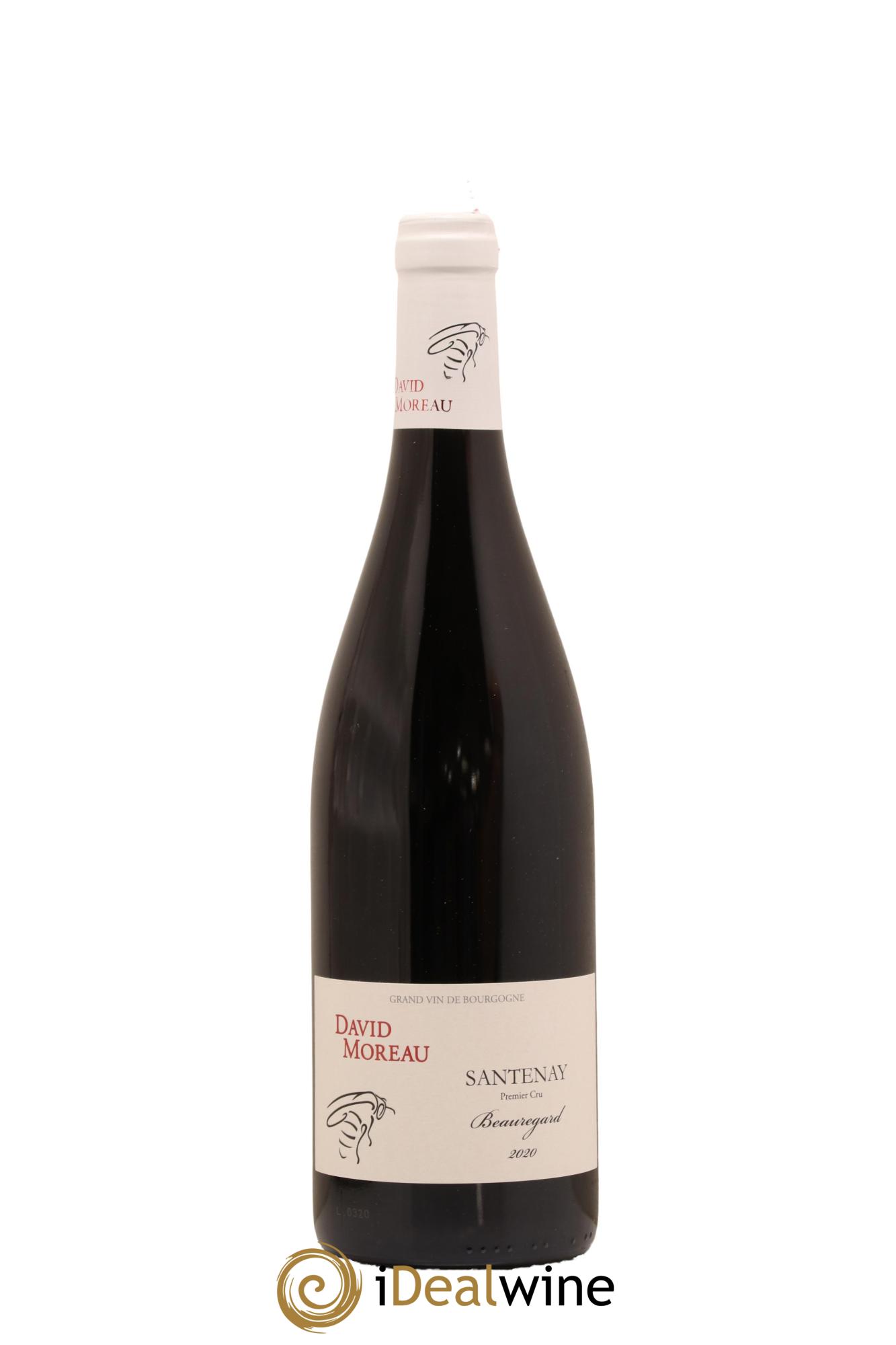 Santenay 1er Cru Beauregard Domaine David Moreau 2020 - Lot de 1 bouteille - 0