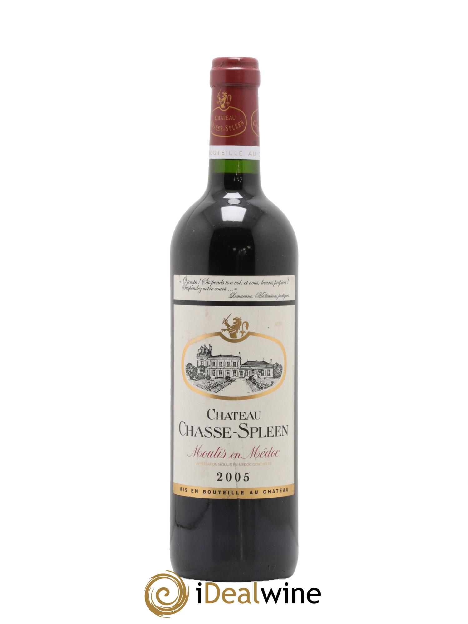 Château Chasse Spleen 2005 - Lot de 1 bouteille - 0